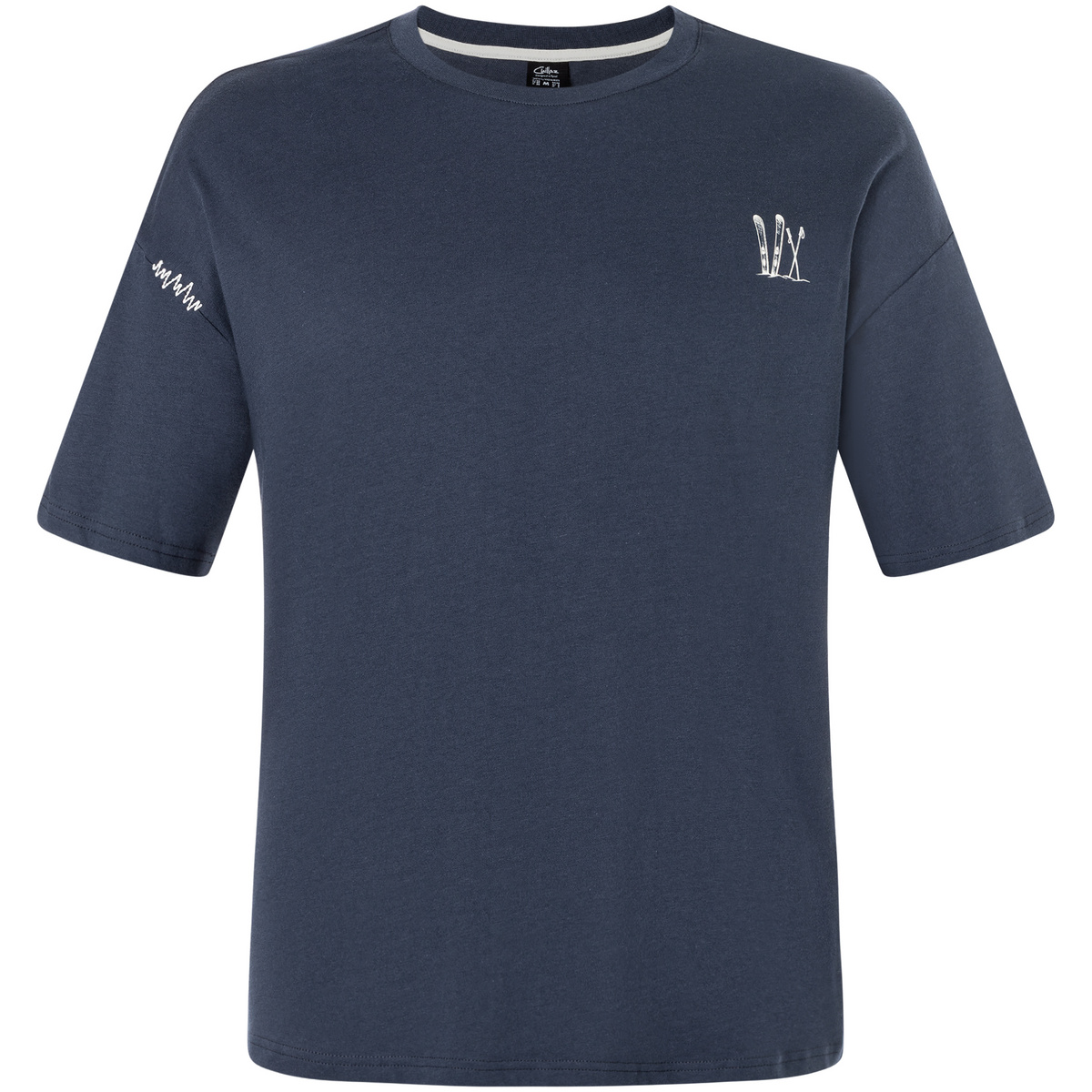 Chillaz Herren Bergzeit Bozeman Skis an Poles T-Shirt