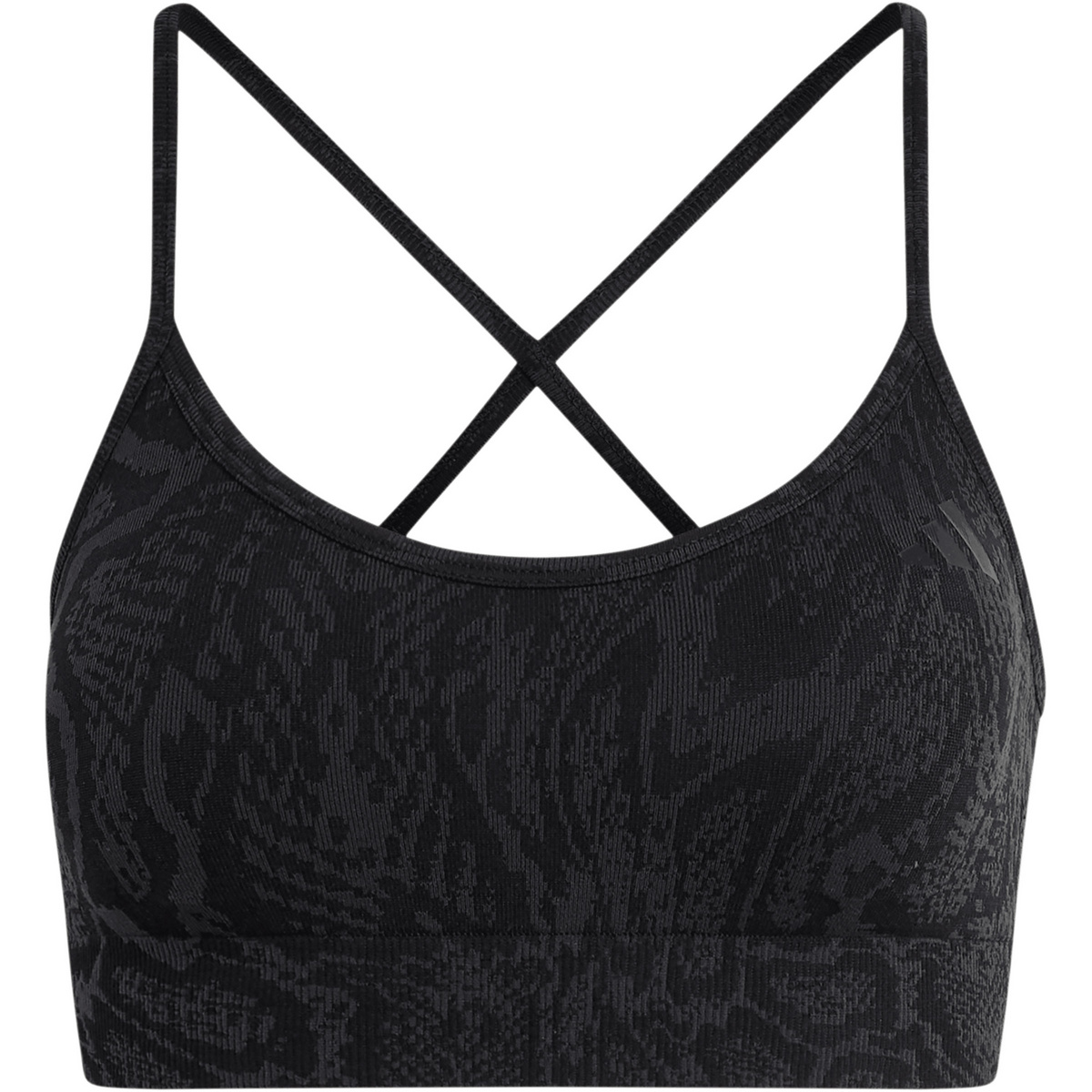 adidas Damen Workout Knit Snake Light Support Sport BH