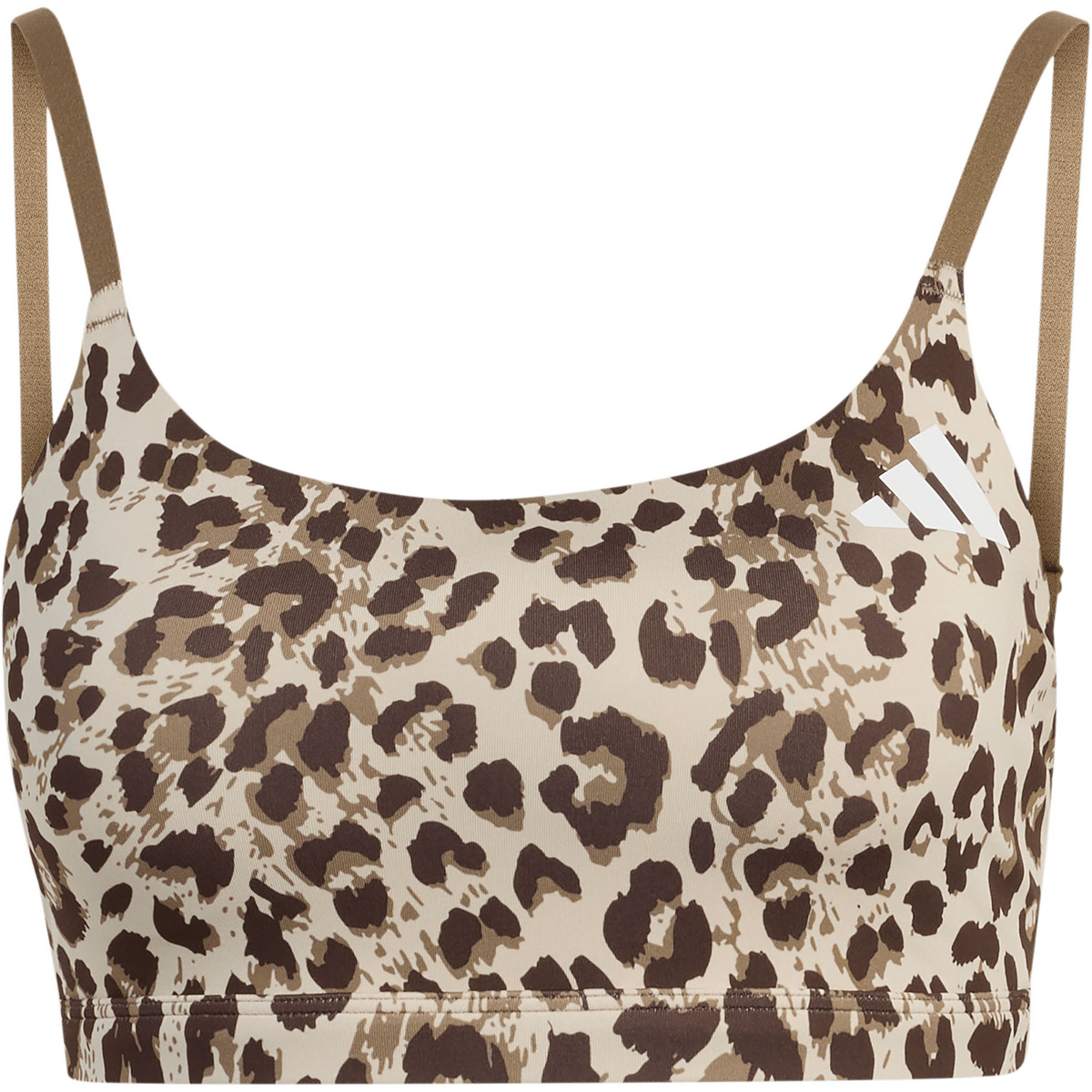 adidas Damen Optime Essentials Leopard Light Support Sport BH