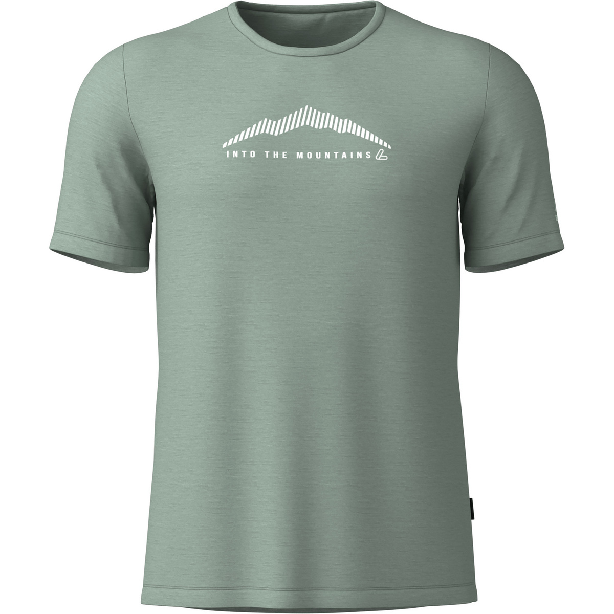 Löffler Herren Merino-Light Print T-Shirt