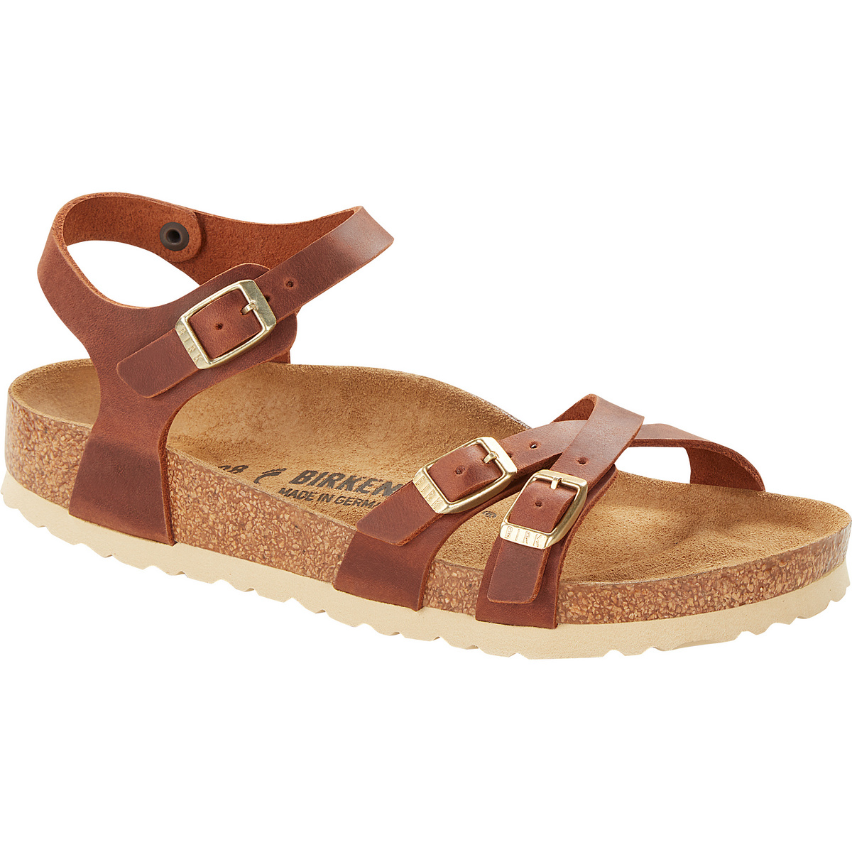 Birkenstock Damen Kumba Oiled Leather Sandale