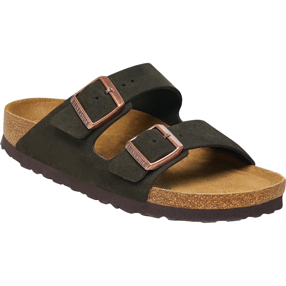 Birkenstock Arizona Soft Footbed Suede Leather Sandalen