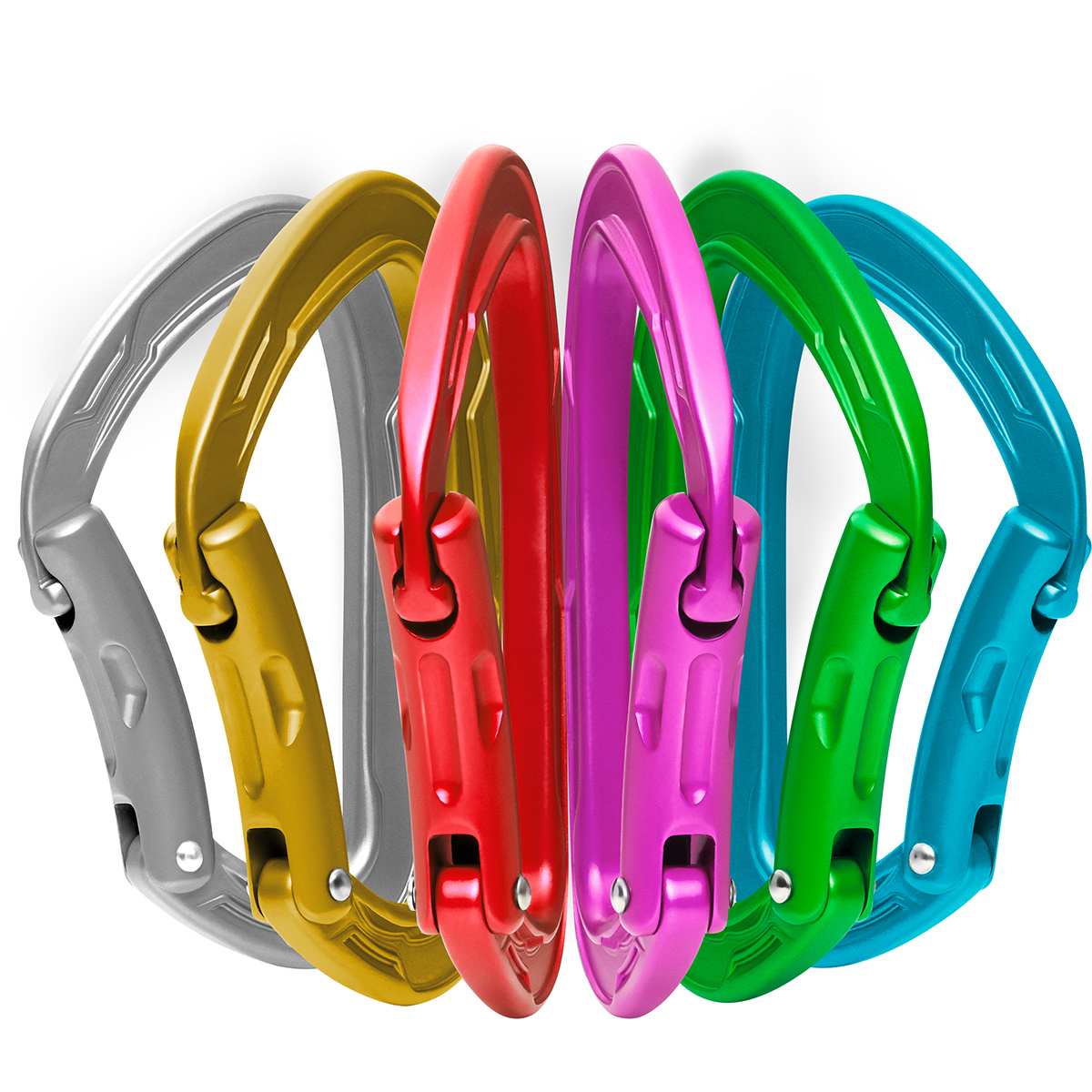 Edelrid Mission Sixpack II Karabiner (6er Pack)