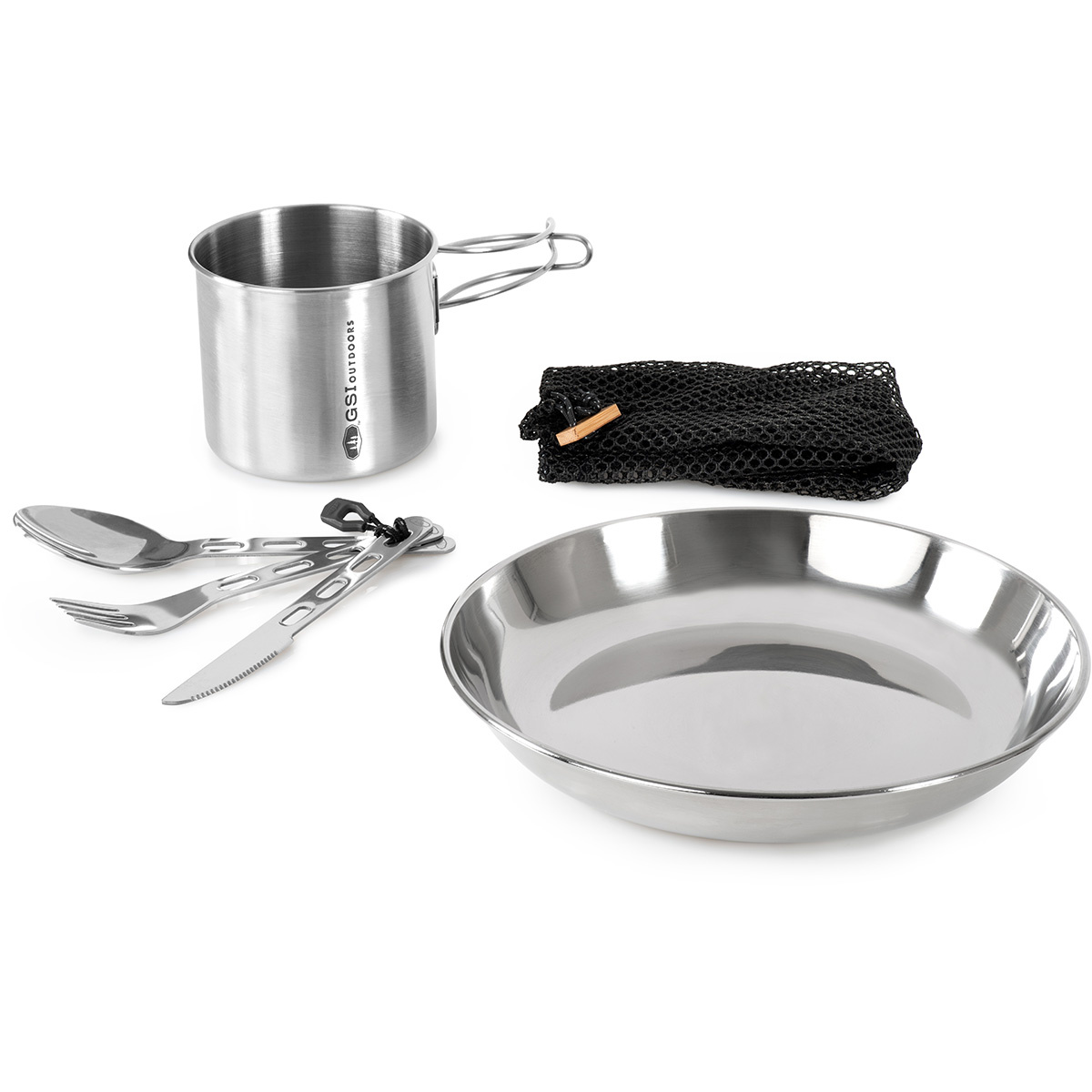 GSI Glacier Stainless Essgeschirr Set