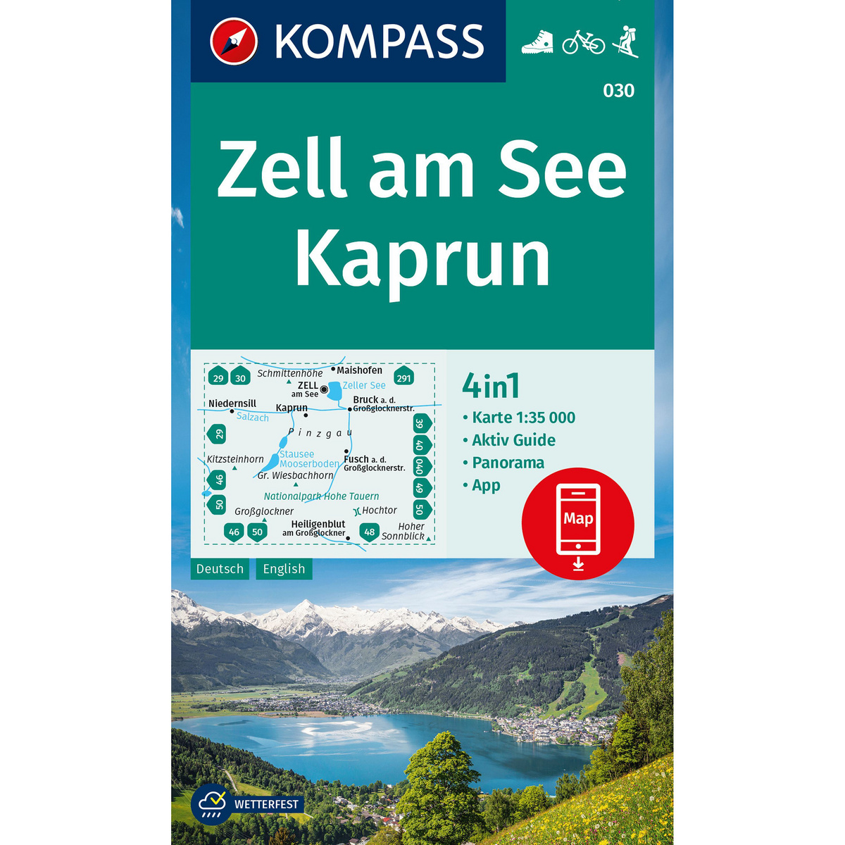 Kompass Verlag WK 030 Zell am See