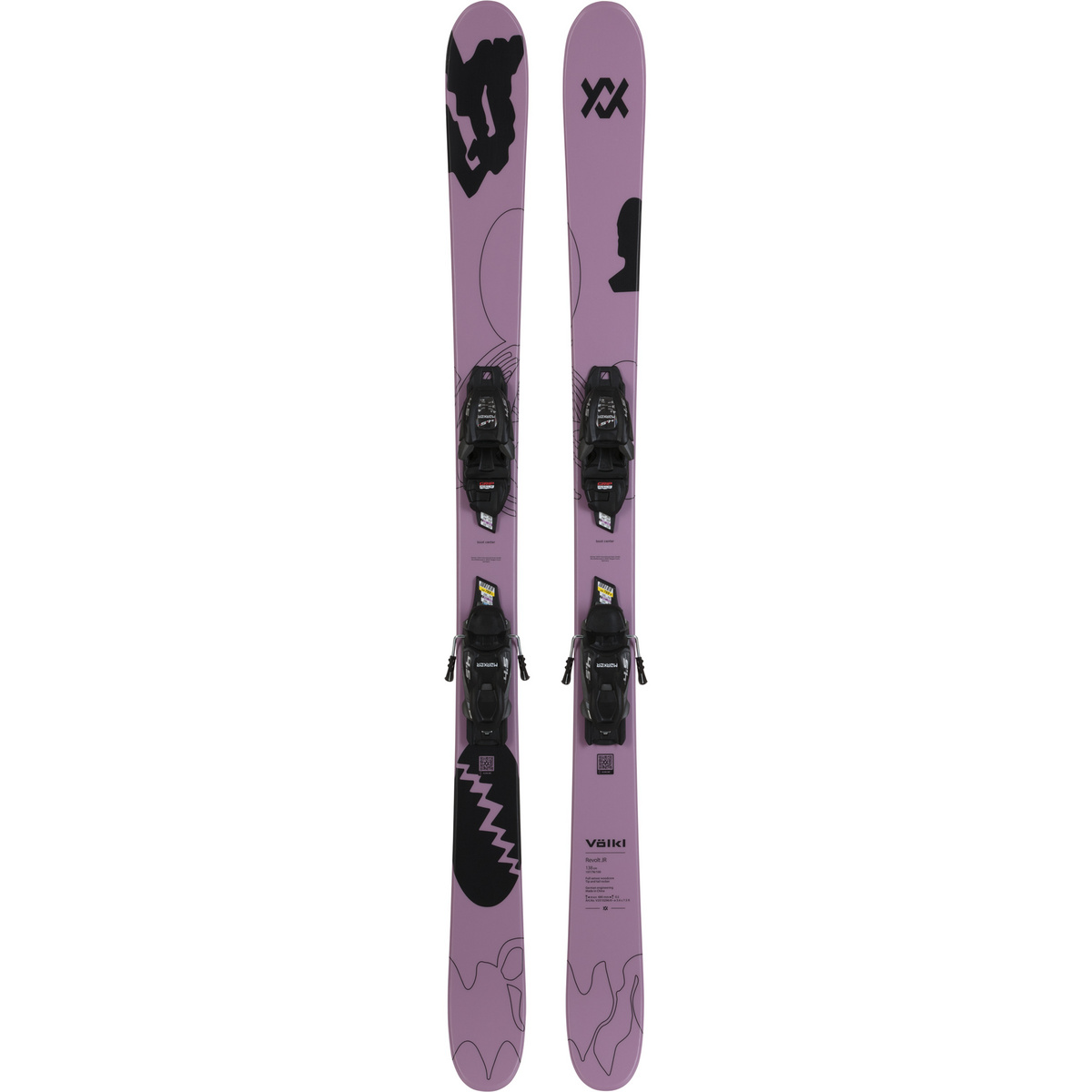 Völkl Kinder Revolt Urban + 4.5 Vmotion R Freerideskiset 25/26