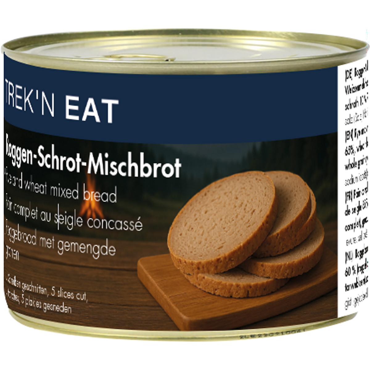 Trek'n Eat Roggen-Schrot Mischrot in Scheiben