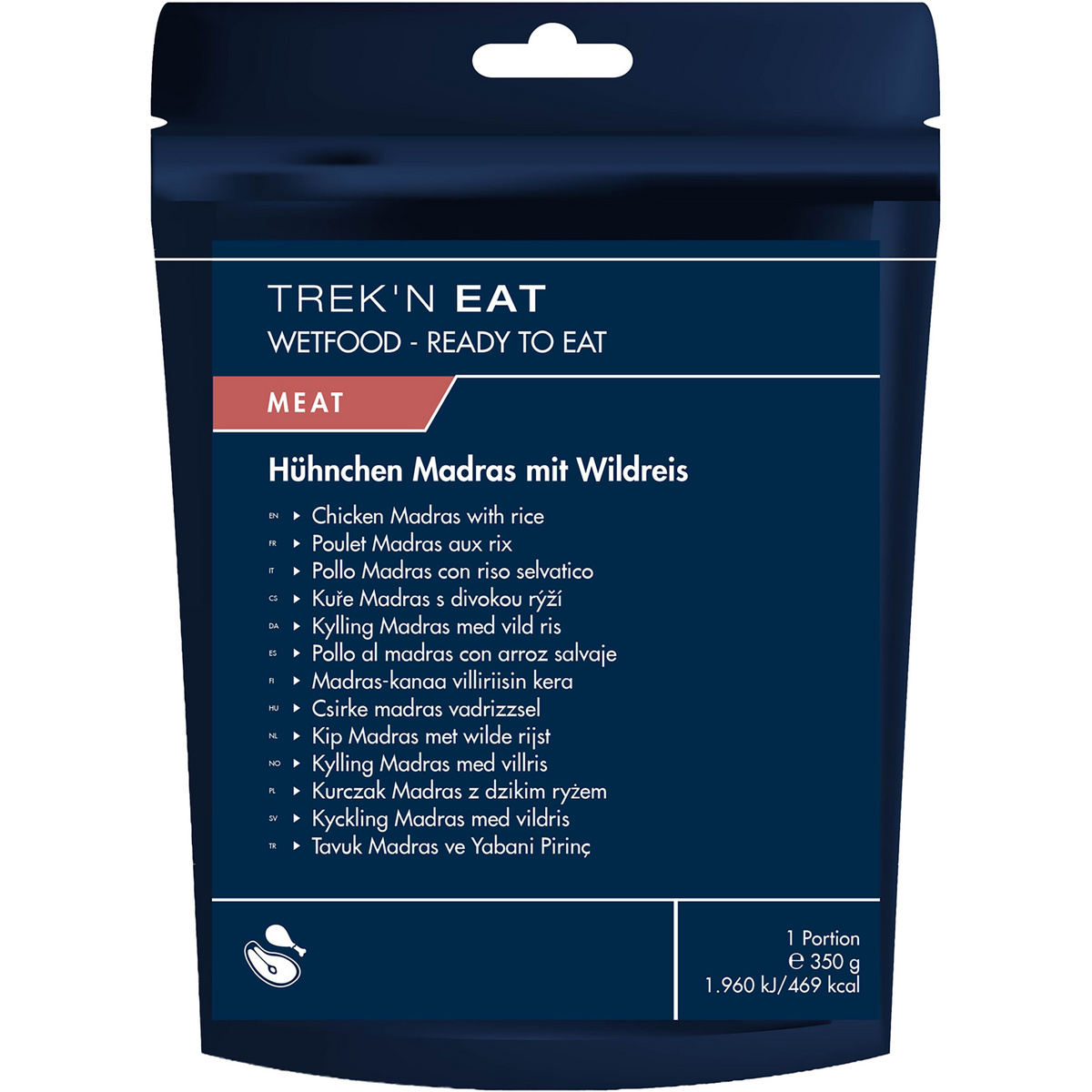Trek'n Eat Ready to Eat Hühnchen Madras mit Wildreis