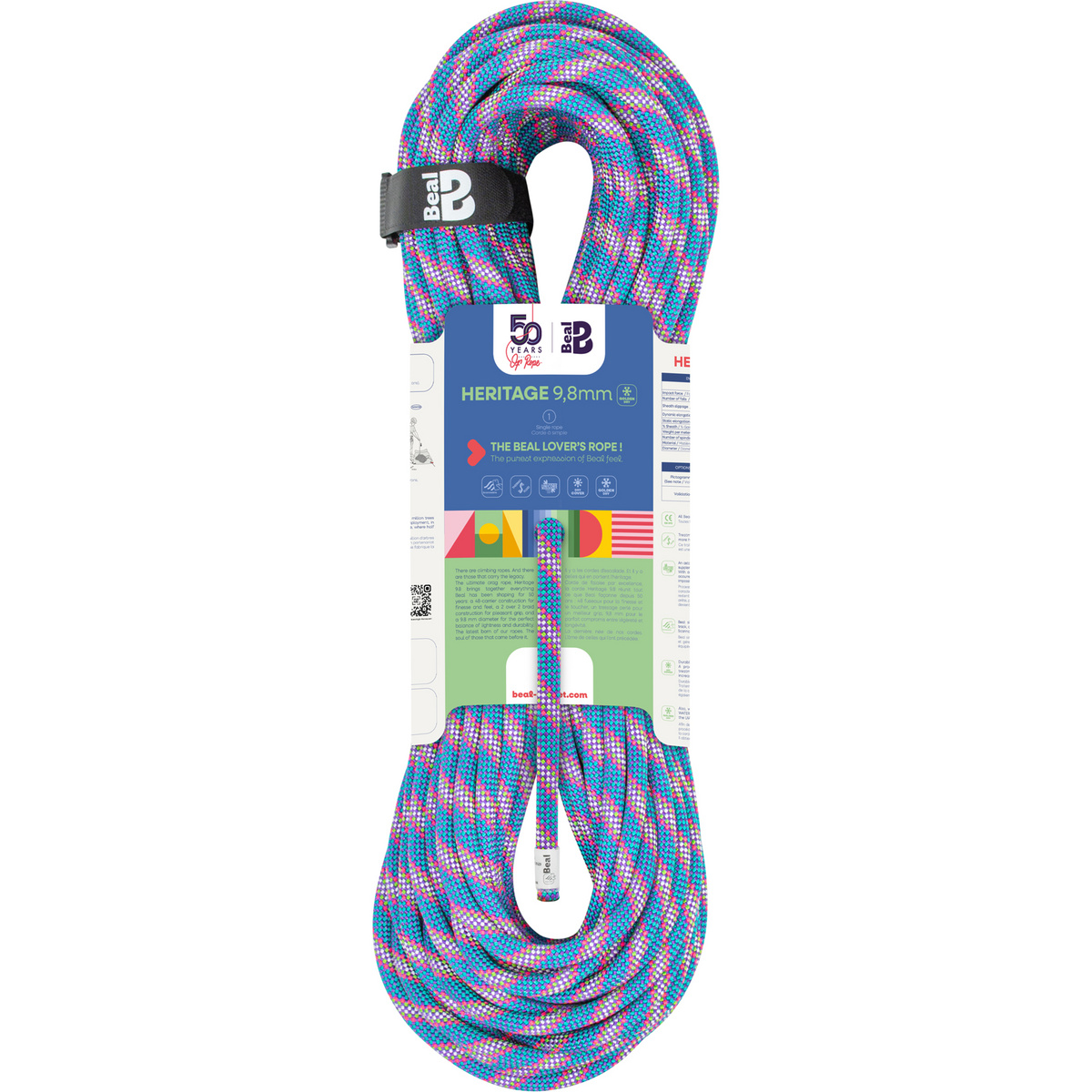 Beal Heritage 9.8mm Golden Dry Kletterseil