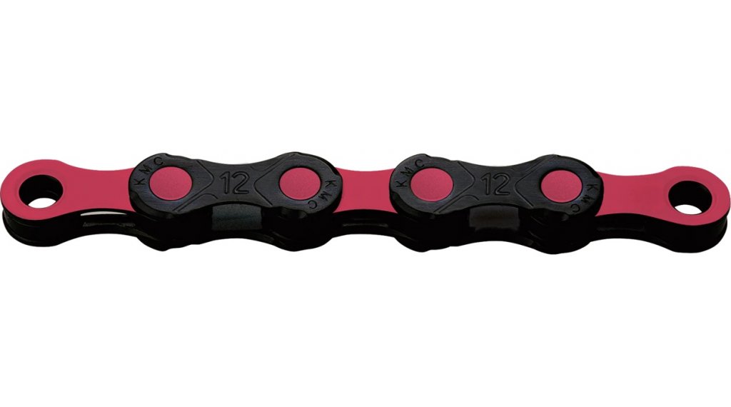 KMC DLC12 Kette 12-fach 126-Glieder - Pink, Schwarz