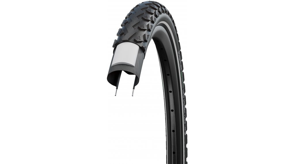 Schwalbe Land Cruiser Plus Active 27.5" Drahtreifen GREEN 50-584 (27.5x2.00) black reflex
