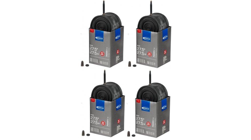 Schwalbe Schlauch Nr. 21 für 27.5" SV21F (27.5x2.10-3.00) frz.-Ventil 40mm - (4er-Pack)