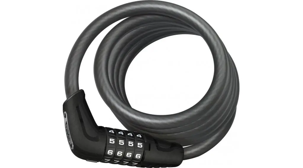 Abus 5510C Numero Spiralkabelschloss 180cm black