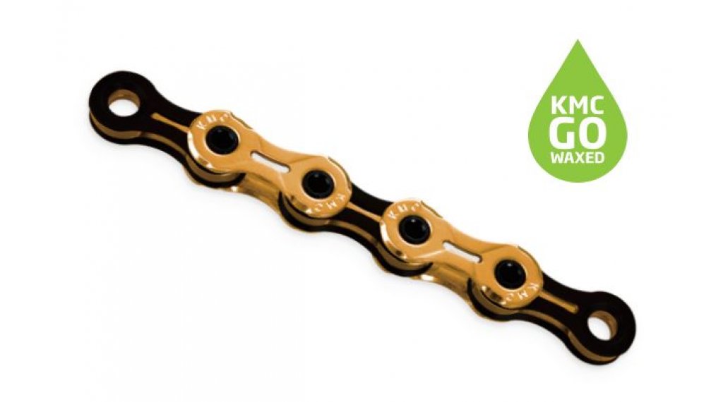 KMC X11 SL Kette 11-fach 114-Glieder gold - Gold, Schwarz