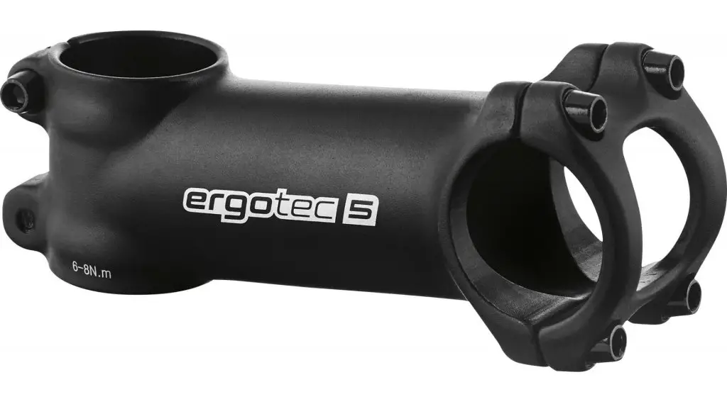 Ergotec Shark Vorbau 31.8x90mm 7° schwarz/sand
