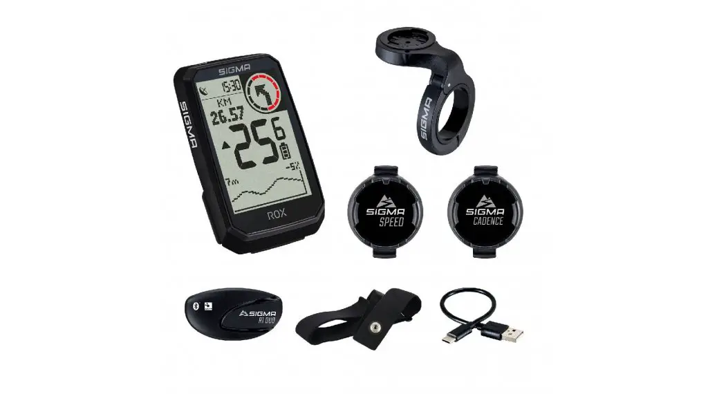 SIGMA ROX 4.0 Endurance Sensor Set GPS Fahrradcomputer weiß