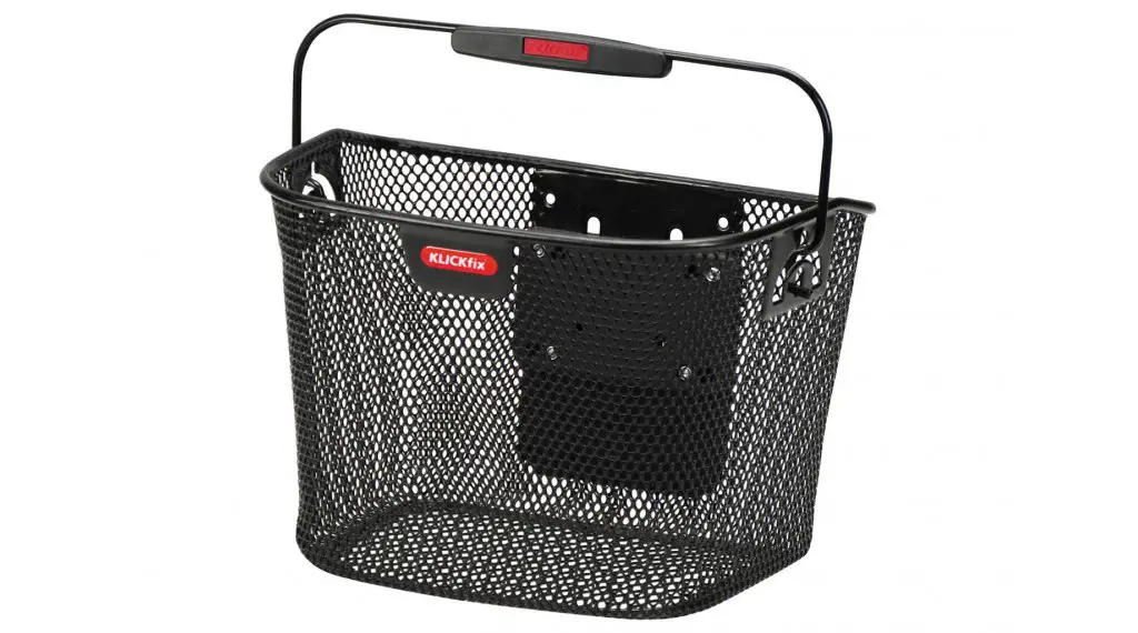 Rixen &amp; Kaul KLICKfix Mini Fahrradkorb 29x20x19cm schwarz