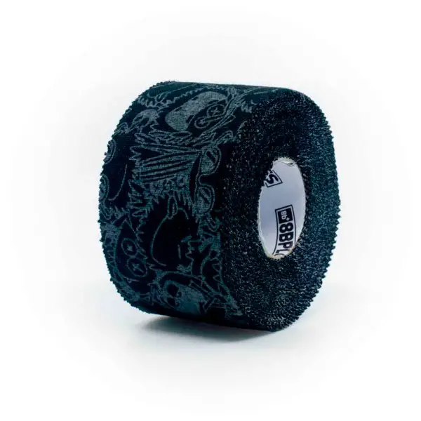 8bplus - Fingertape - Tape Gr 10 m - width: 38 mm schwarz/weiß