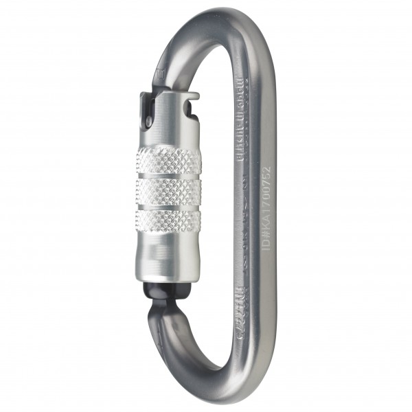 AustriAlpin - Ovalo ID Alu 3-Wege-Autolock - Schraubkarabiner grau