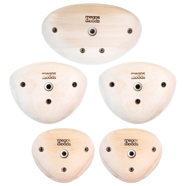 megos&woods - Sloper Mix - Trainingsgriffe Gr One Size weiß/beige