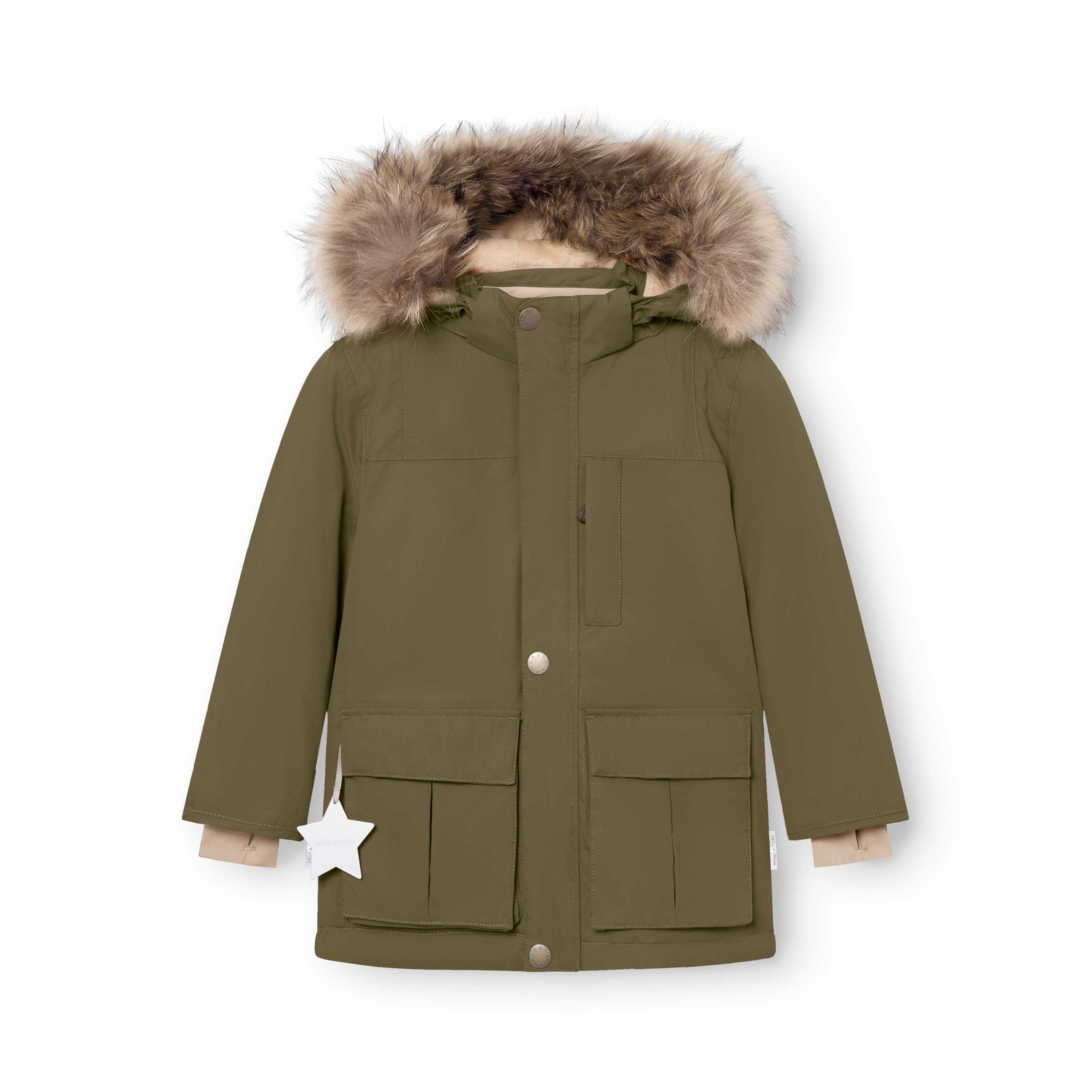 Mini A Ture Kinder Matkastorio Fleece Lined Winter Jacke