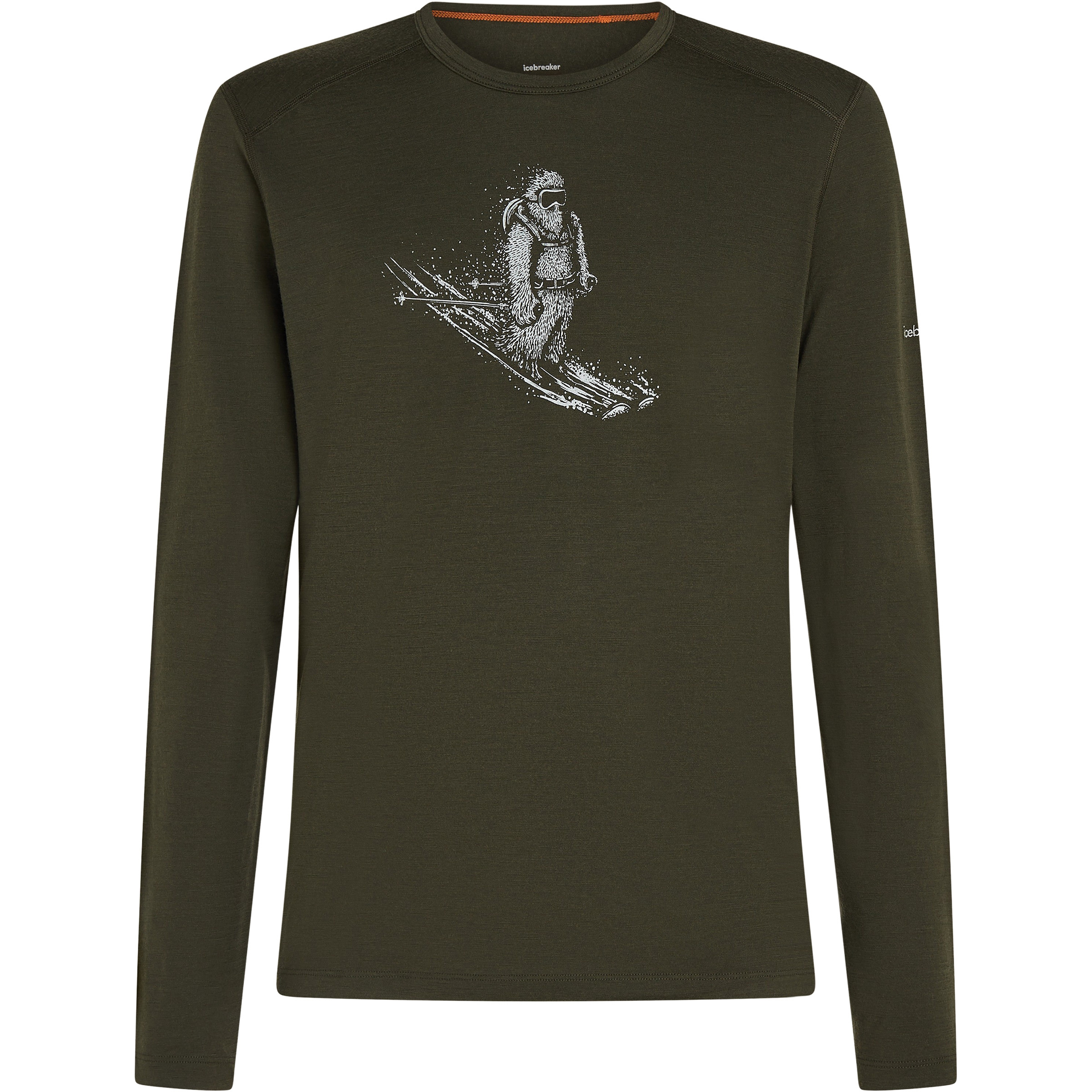 Icebreaker Herren Merino 200 Oasis Skiing Yeti Longsleeve