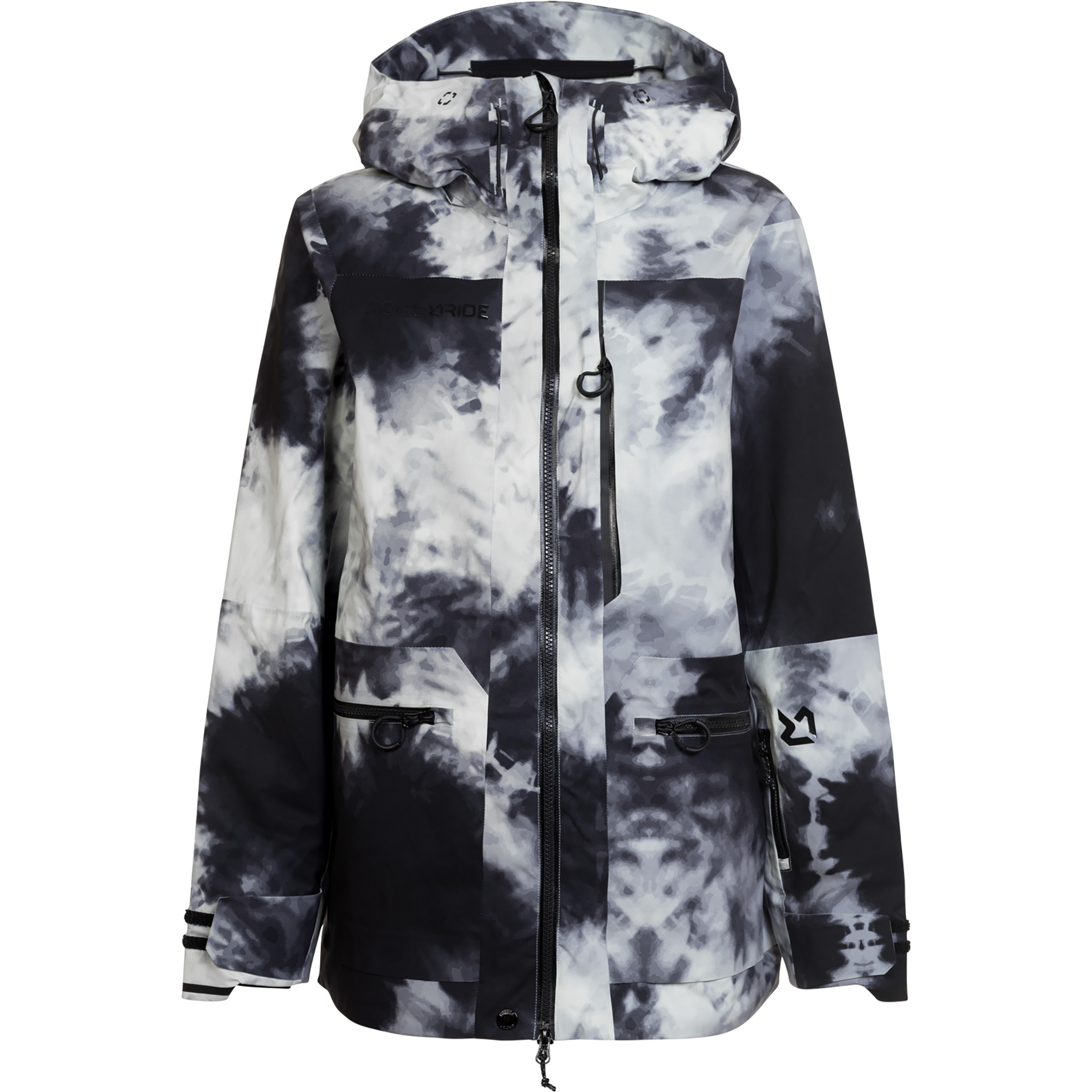 Rock Experience Damen Silverstar Tie Dye Padded Jacke