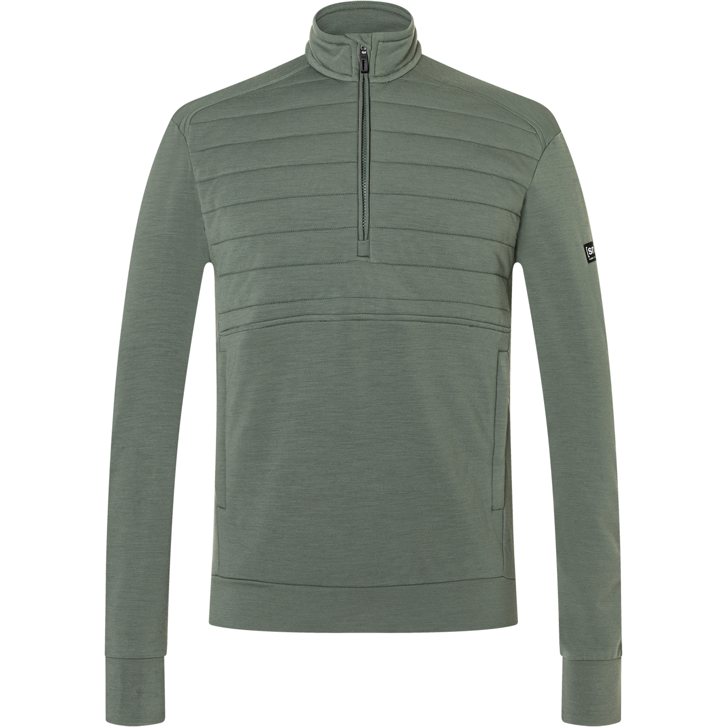 Super.Natural Herren Padded Zip Turtleneck Pullover