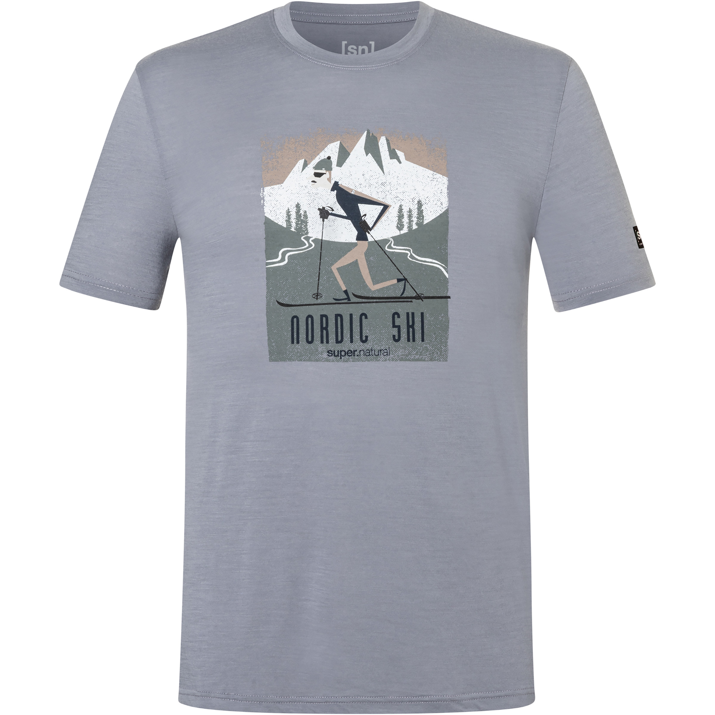 Super.Natural Herren Nordic Ski T-Shirt