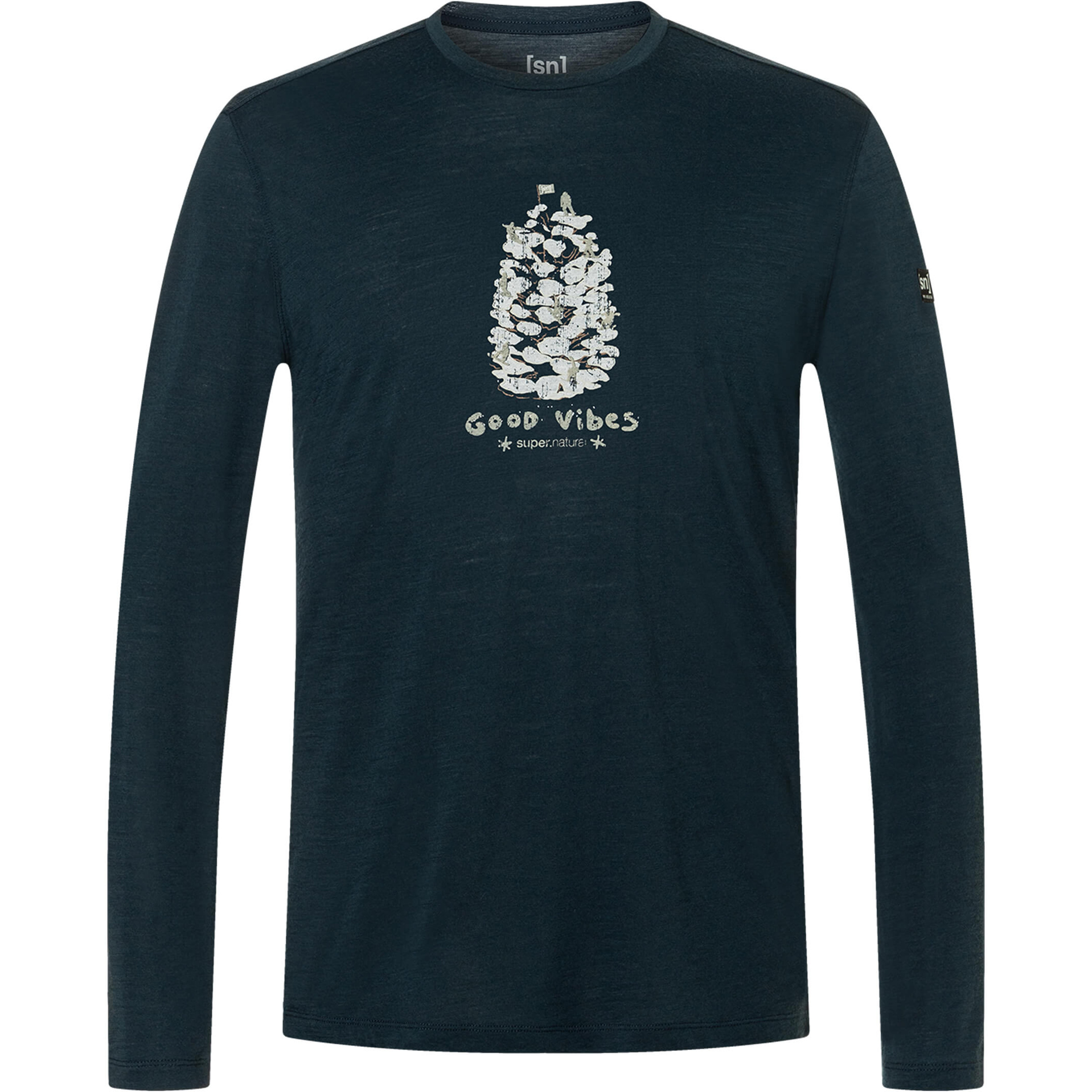 Super.Natural Herren Good Vibes Longsleeve