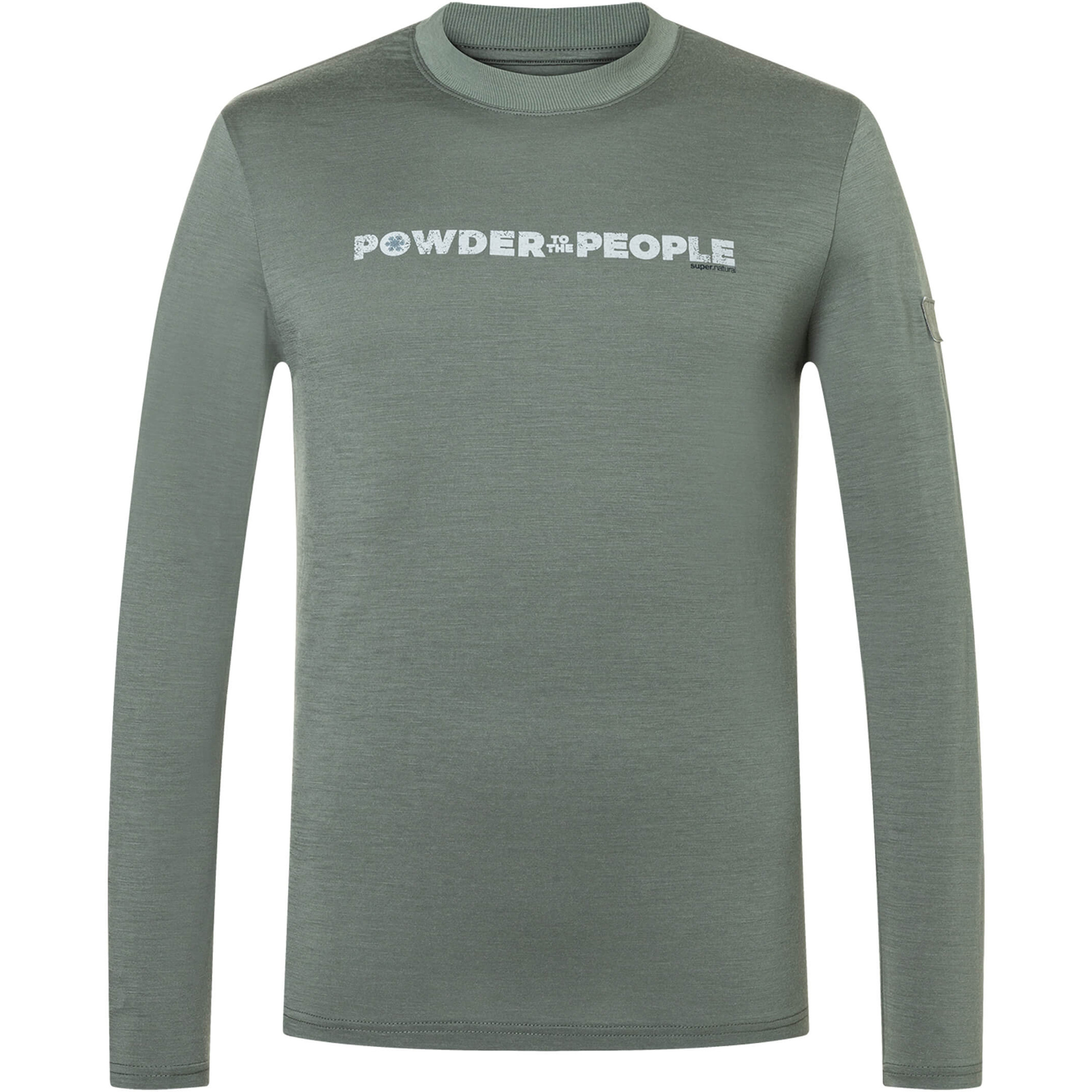 Super.Natural Herren Powder To The People J Longsleeve