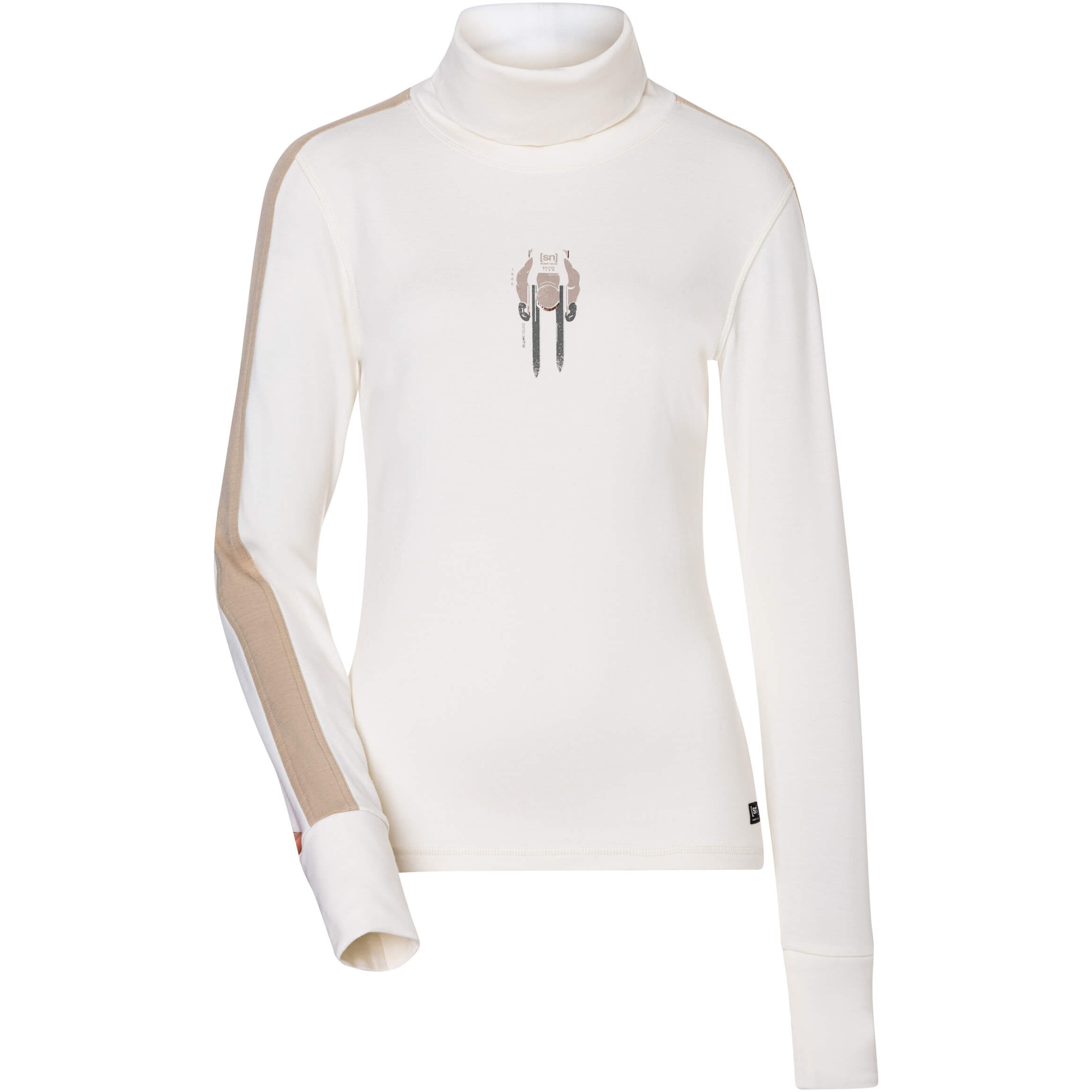 Super.Natural Damen Racing Team Roll Neck Pullover