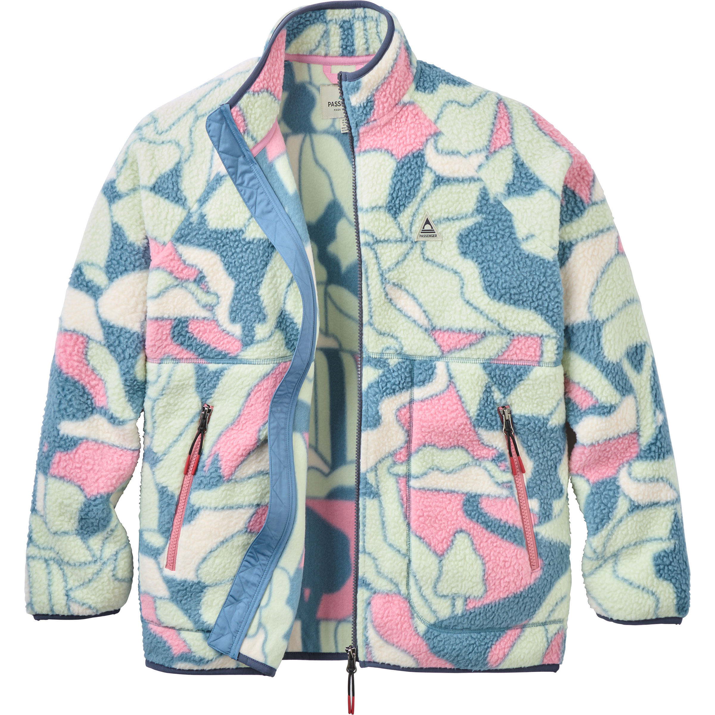Passenger Damen Home Sherpa Fleece Jacke