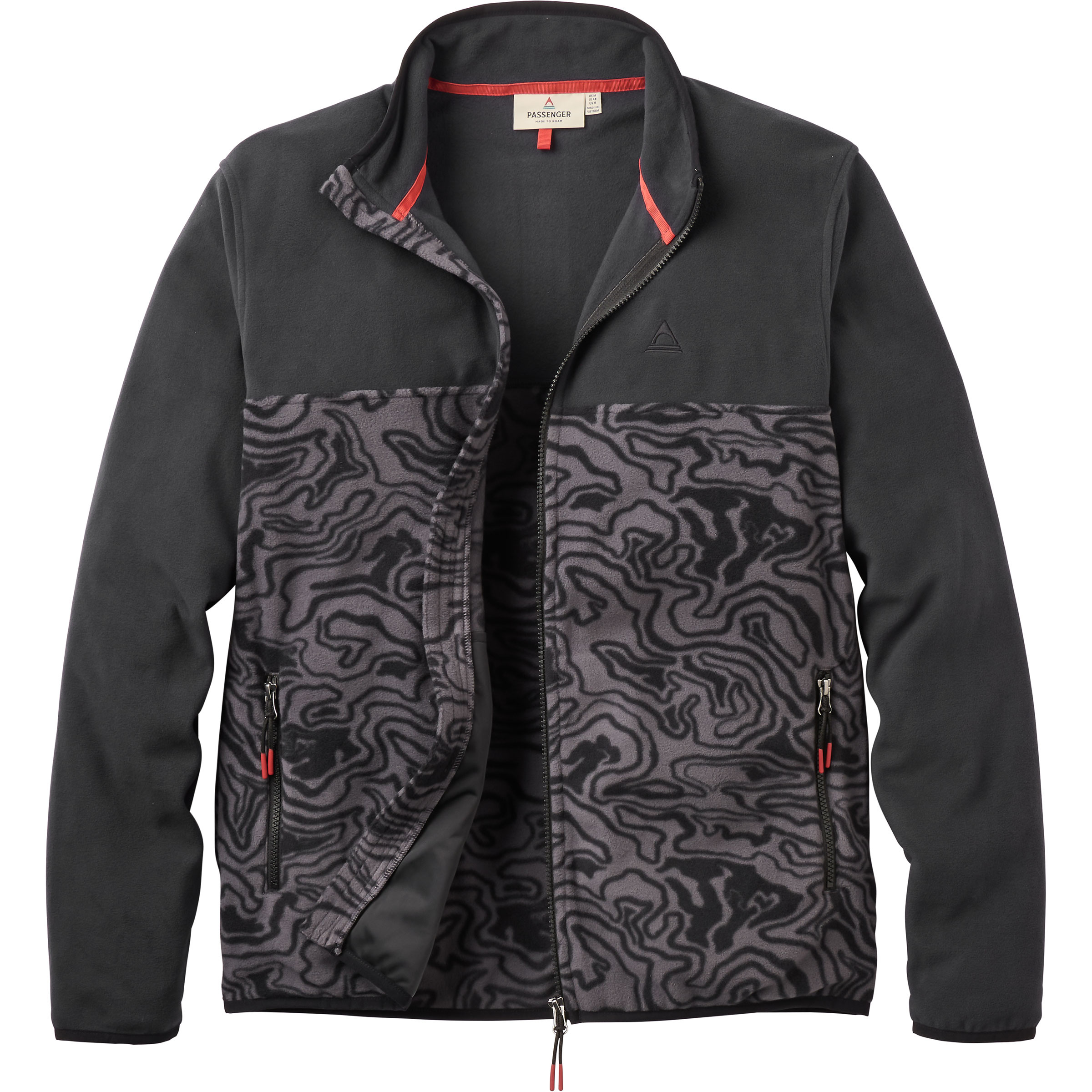 Passenger Herren Set Off Polar Fleece Jacke