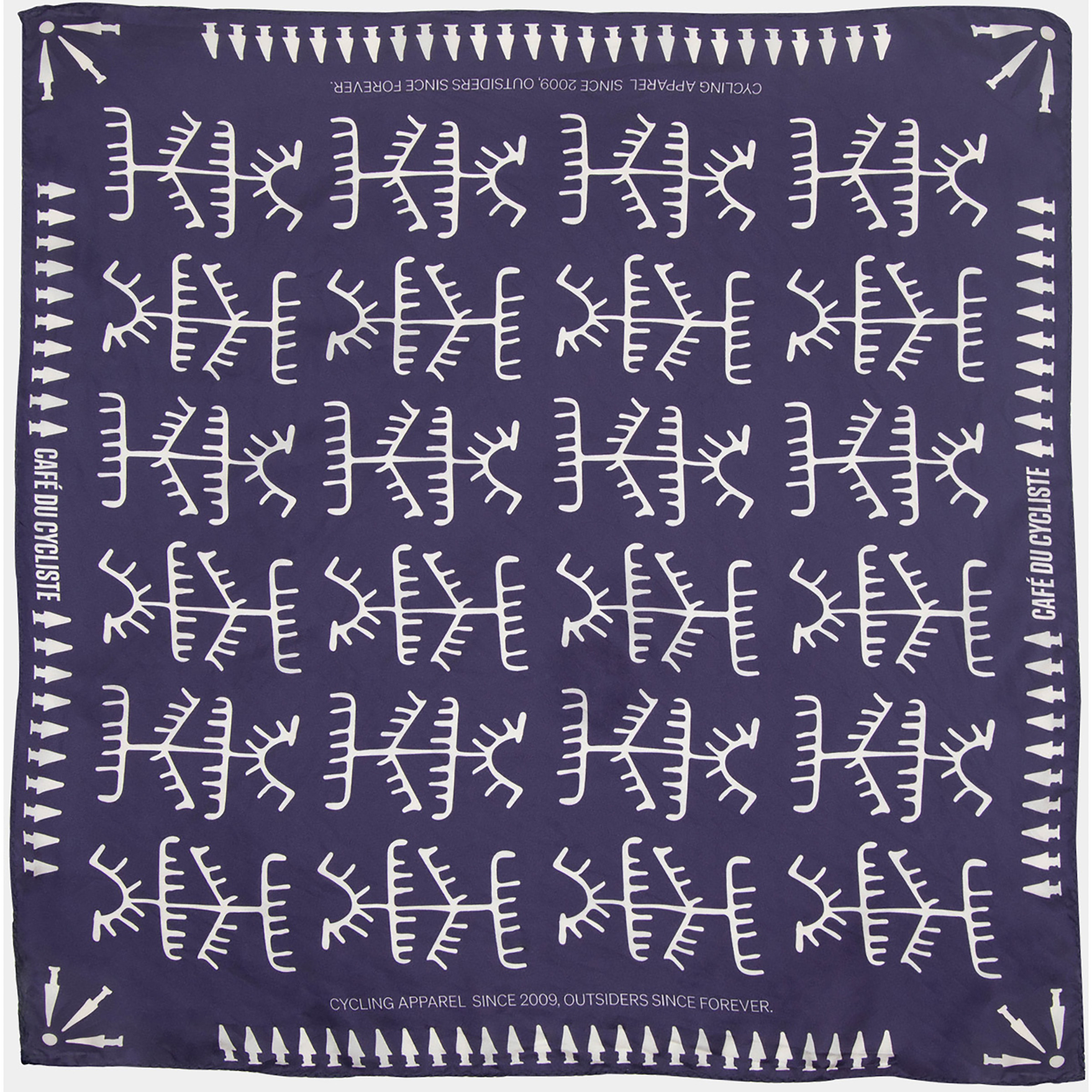 Café Du Cycliste Carre De Soie Silk Scarf