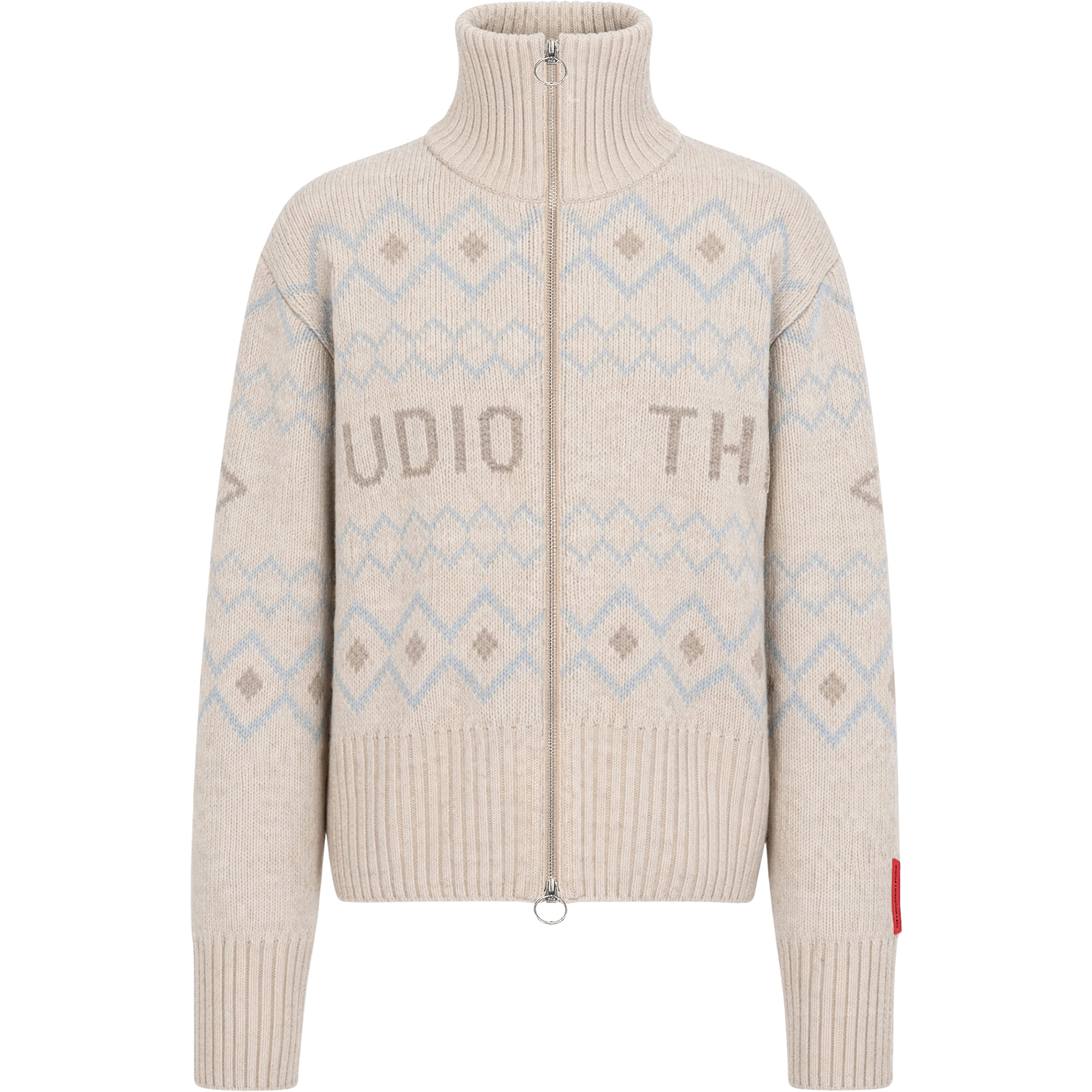 The Mountain Studio Herren Ski Lambswool Pattern Pullover