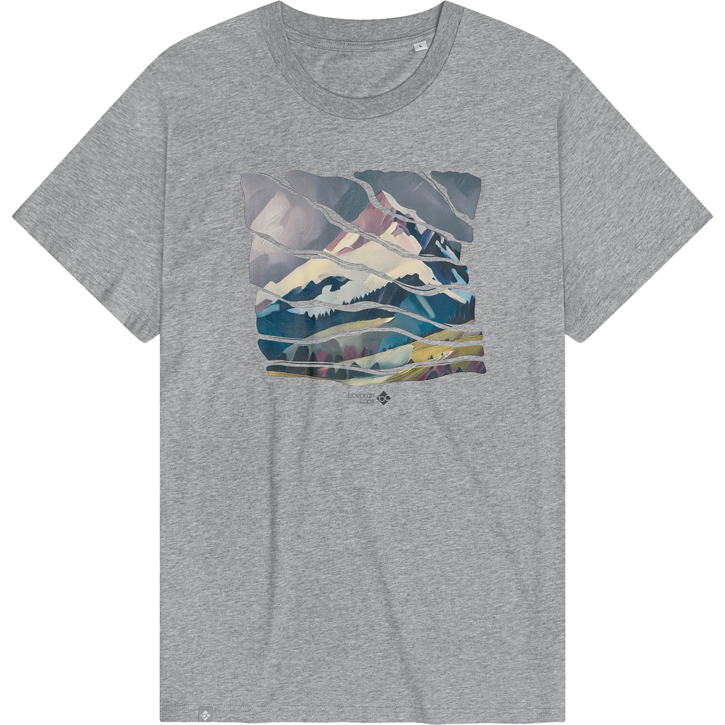 Bavarian Caps Herren Wintergipfel T-Shirt