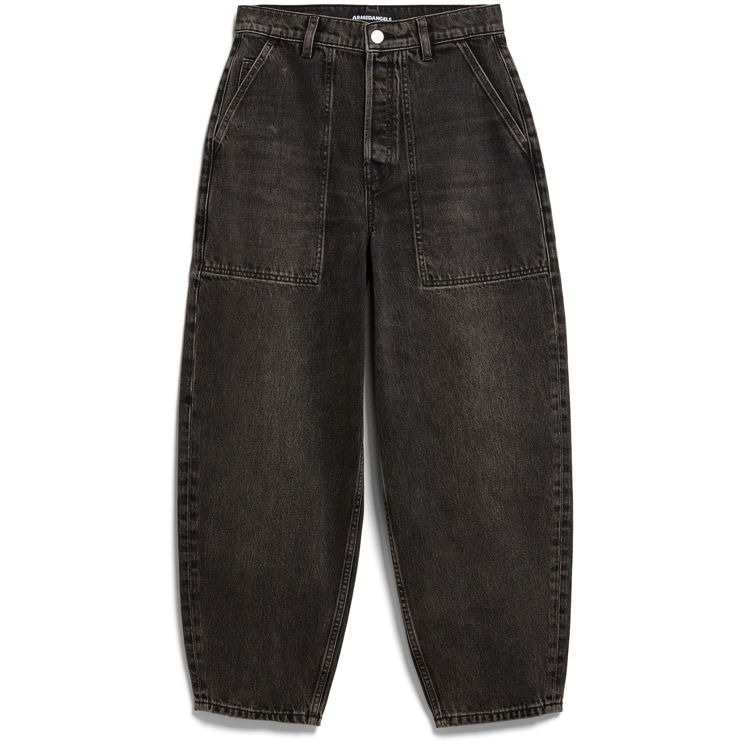 Armedangels Damen Baarly High Worker Barrel Jeans
