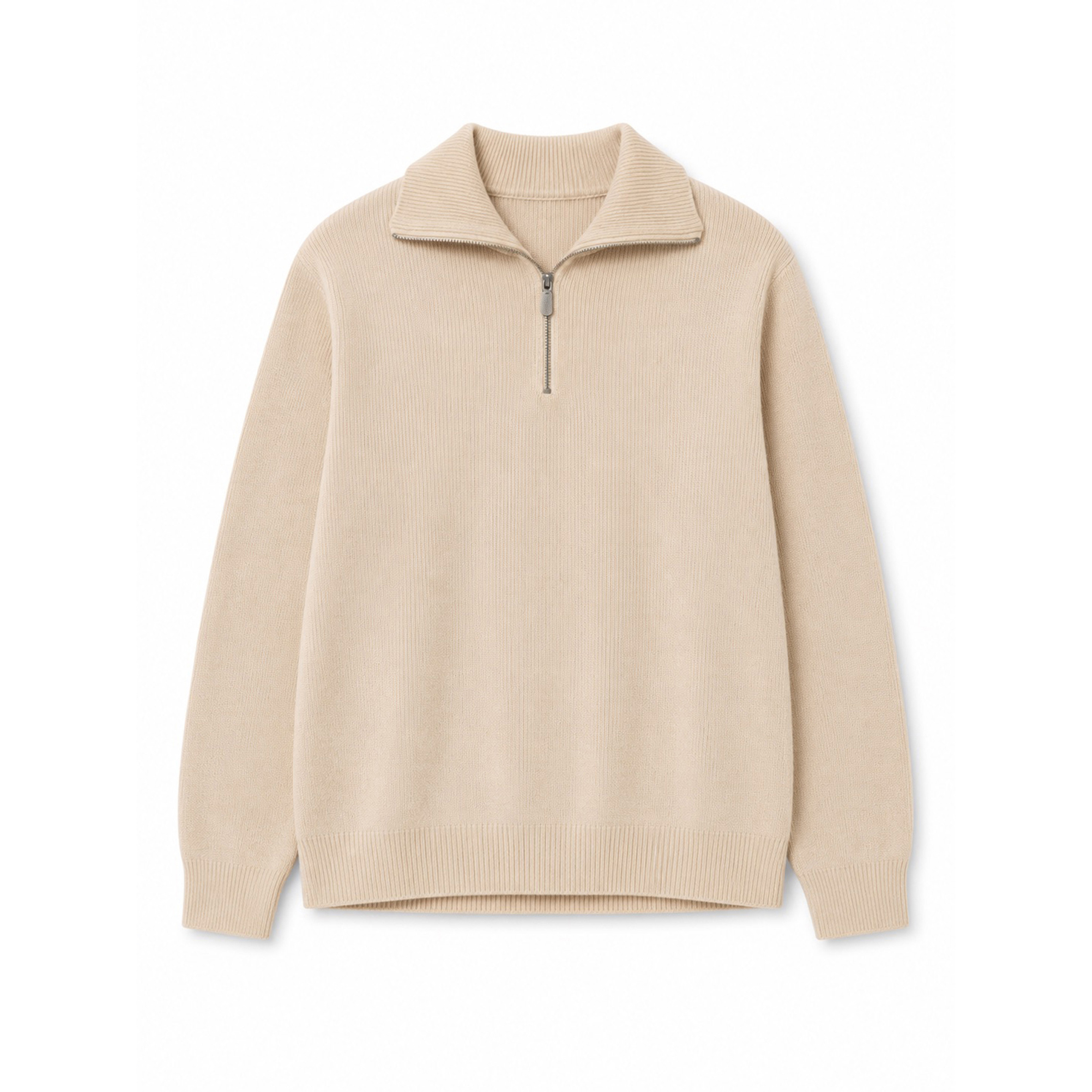 Mazine Herren Jacquard Knit Troyer Pullover