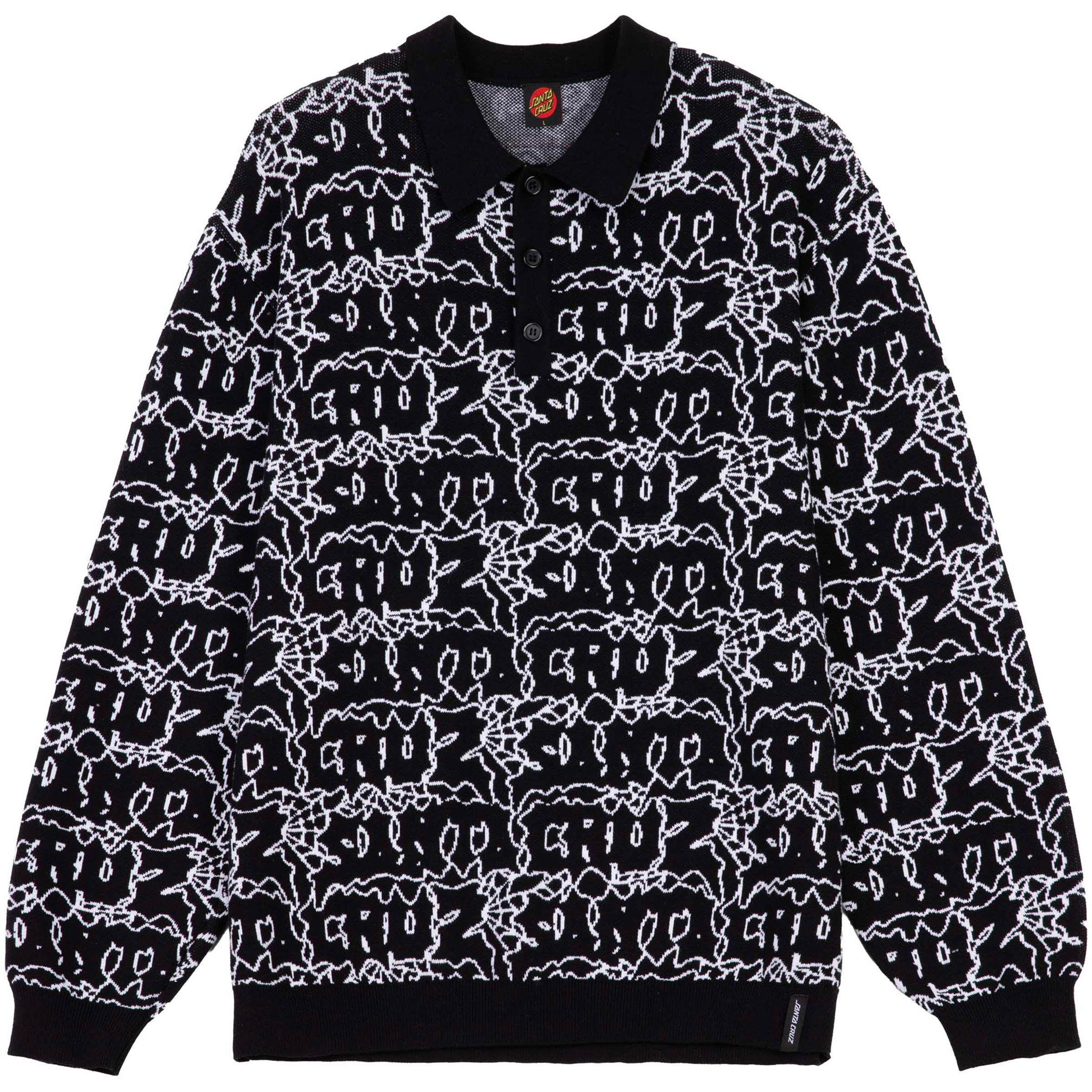 Santa Cruz Herren Donnie Knit Polo Pullover