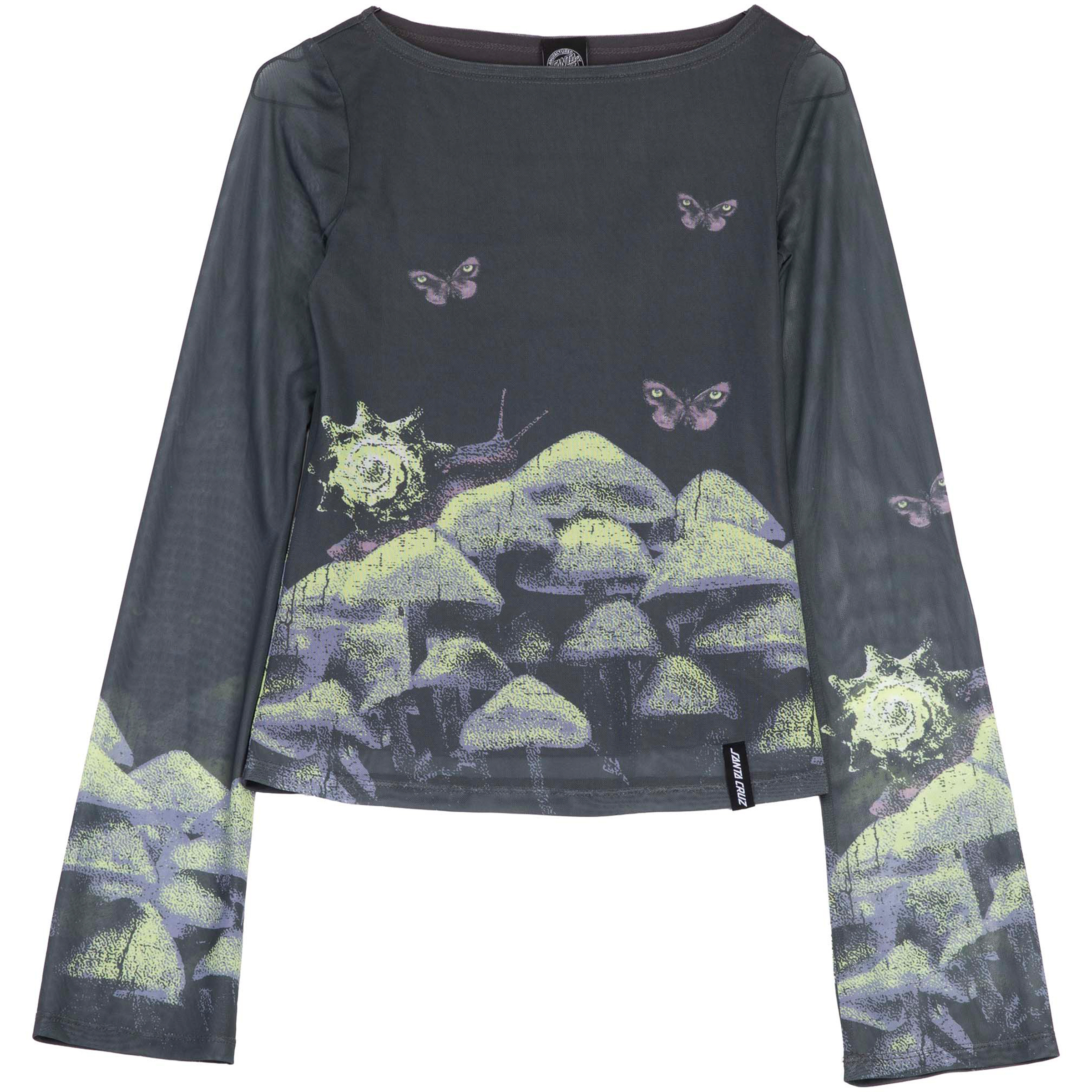 Santa Cruz Damen Strip Boat Neck Longsleeve