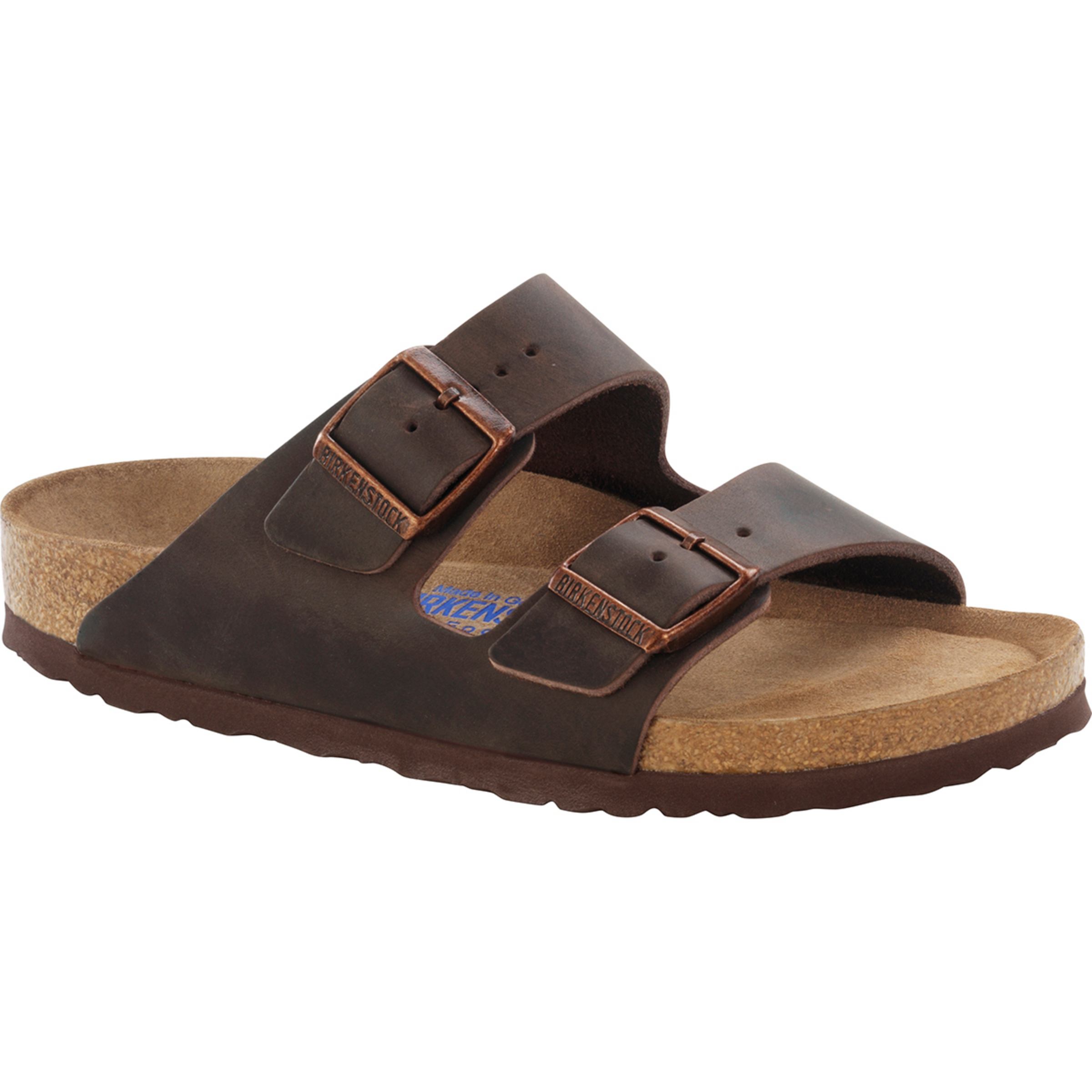 Birkenstock Arizona Soft Footbed Oiled Leather Narrow Sandale