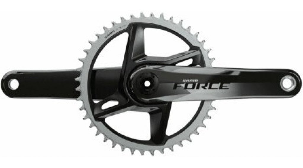 SRAM Force1 Kurbelgarnitur 1x12 DUB 8-Loch Direct Mount 172.5mm 42 Zähne black (BULK)