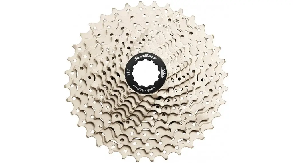 SunRace CSMS1 Kassette 10-fach 11-36 Zähne metallic