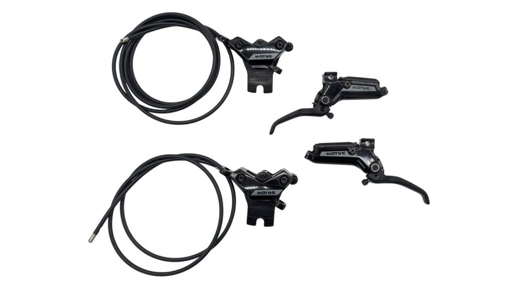 SRAM Motive Silver Scheibenbremse Set vorne+hinten black/silver (BULK)