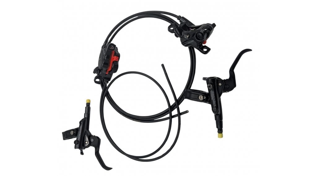 Shimano Deore M6120 4-Kolben Scheibenbremse Set VR+HR (950/1800mm) (BULK)