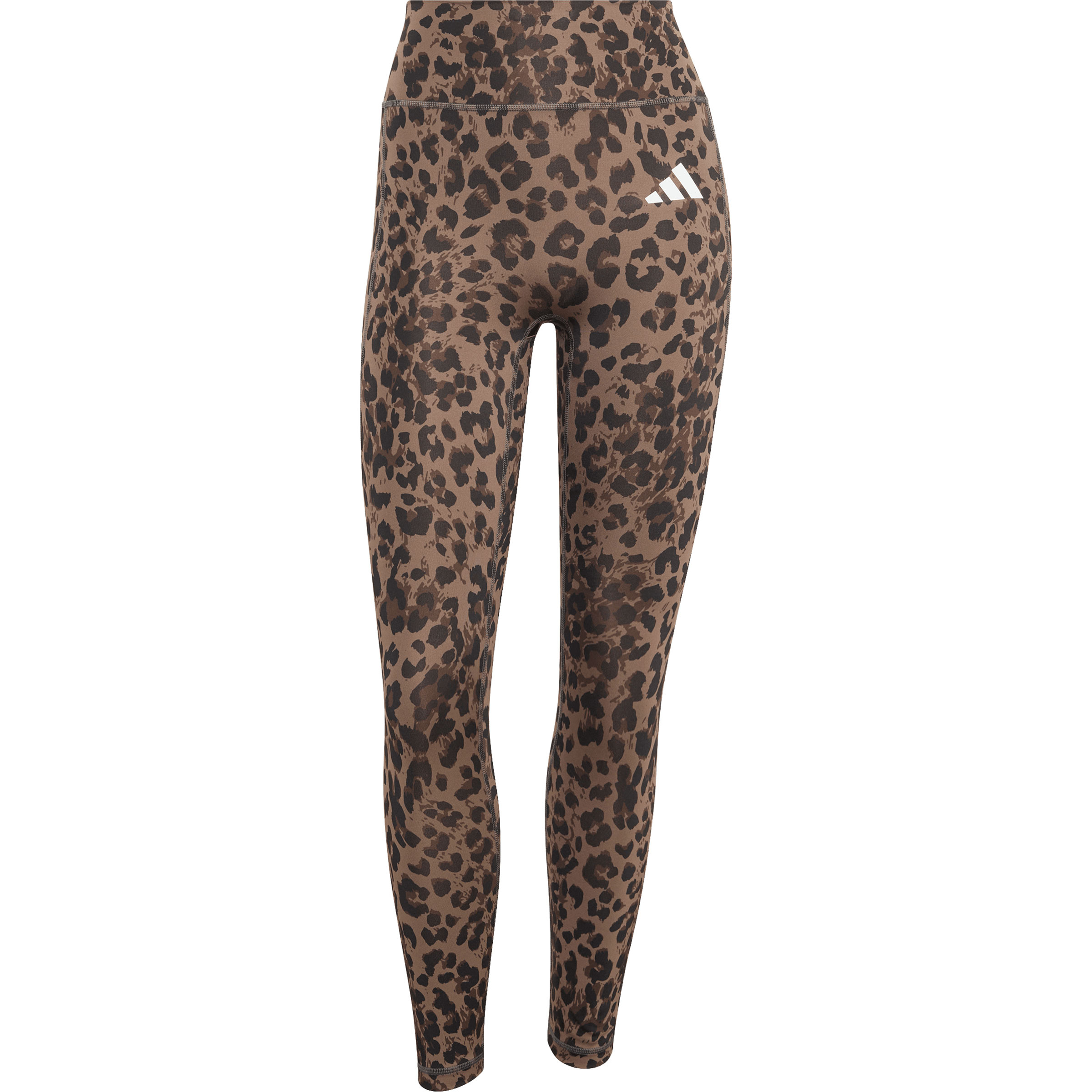 adidas Damen Optime Essentials 3-Stripes Leopard 7/8 Tights