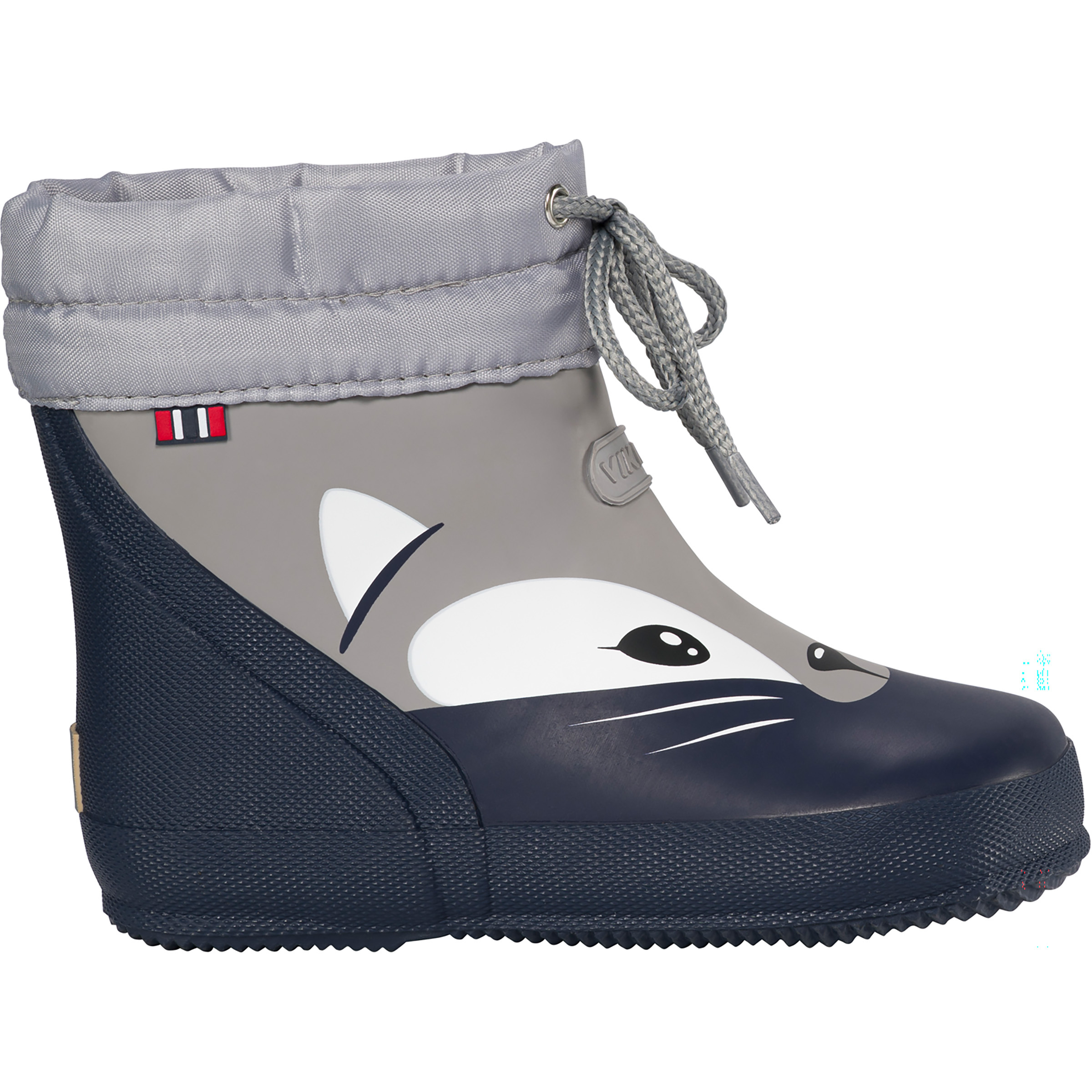 Viking Kinder Alv Barefoot Paw Print Warm Gummistiefel