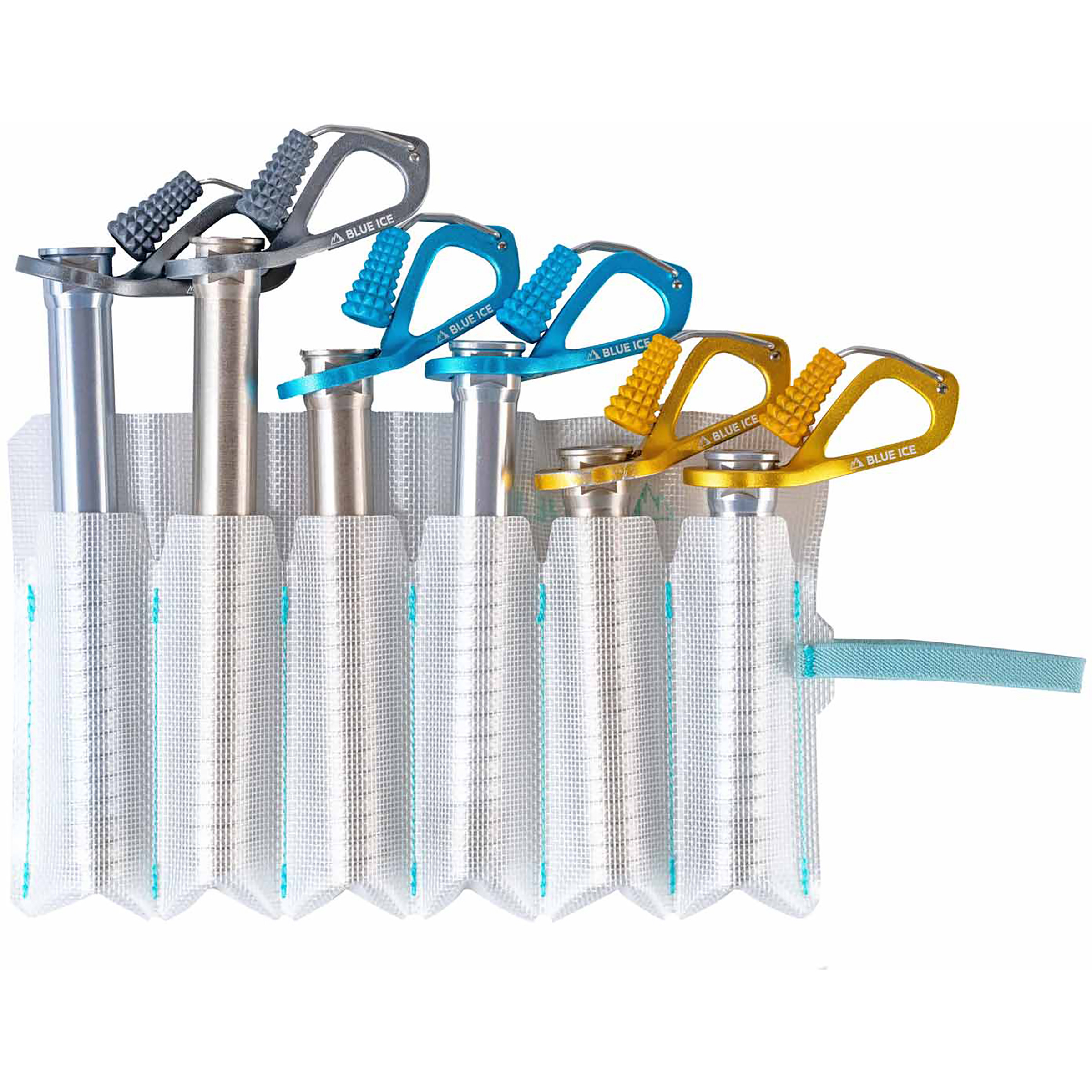 Blue Ice Rollup Ice Screw Holder