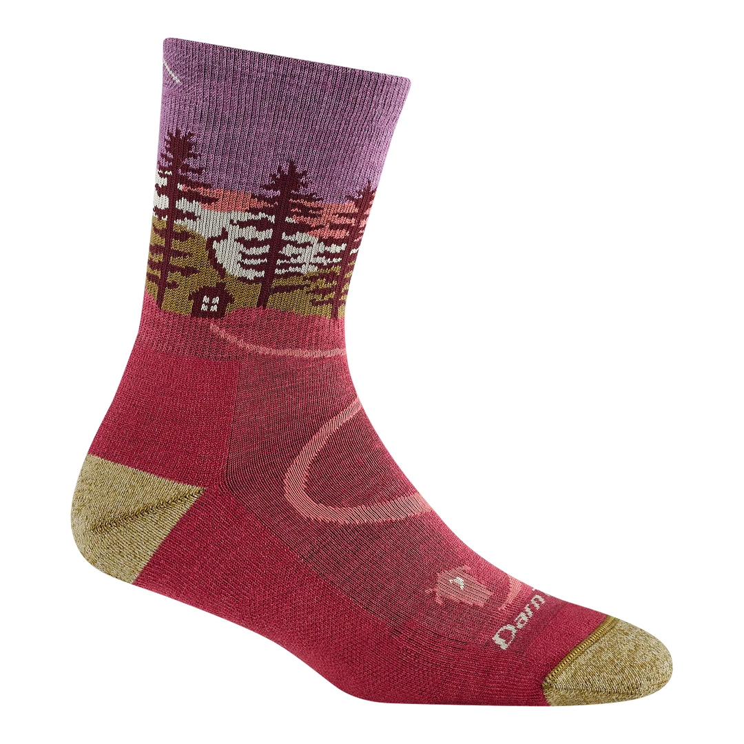 DARN TOUGH VERMONT Women's Northwoods Micro Crew Midweight Hiking Socks 